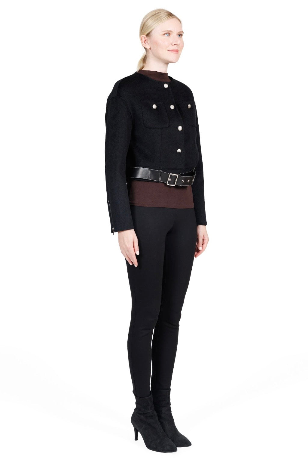 Madison - Double-Faced Cashmere Belted Jacket