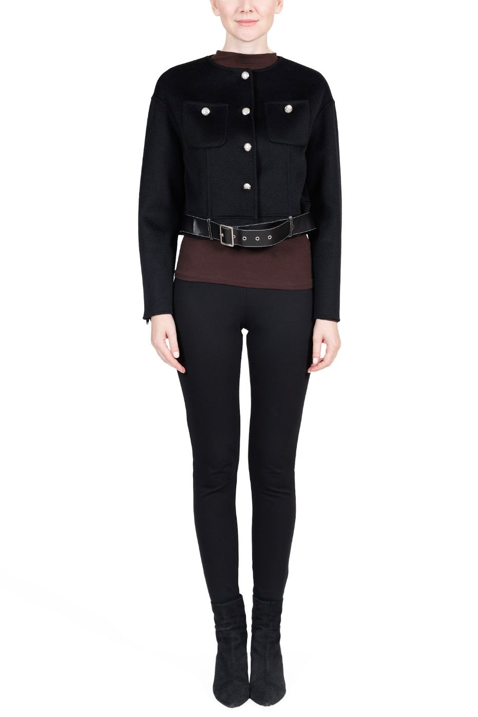 Madison - Double-Faced Cashmere Belted Jacket