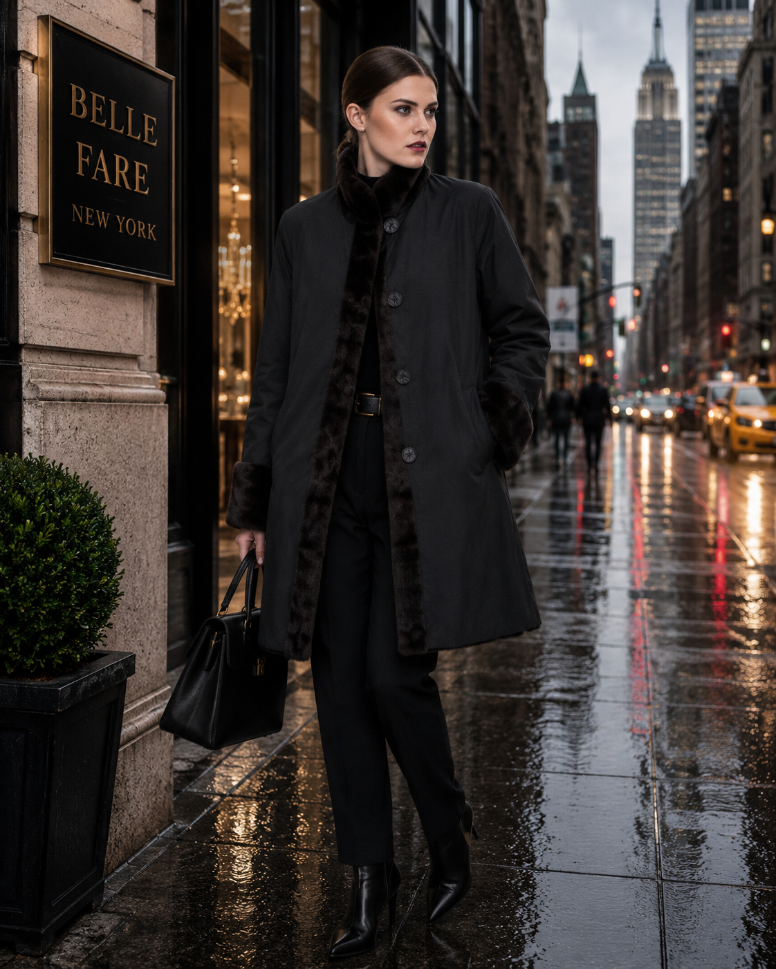 DURHAM - Reversible Sheared Mink Coat