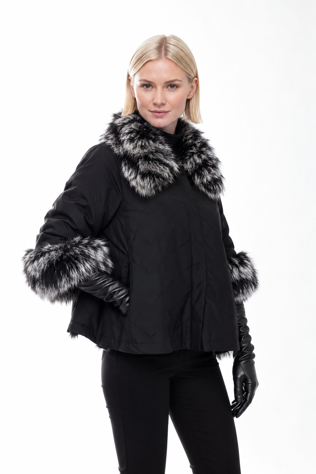 CLOSTER - Reversible Fox Fur Bolero