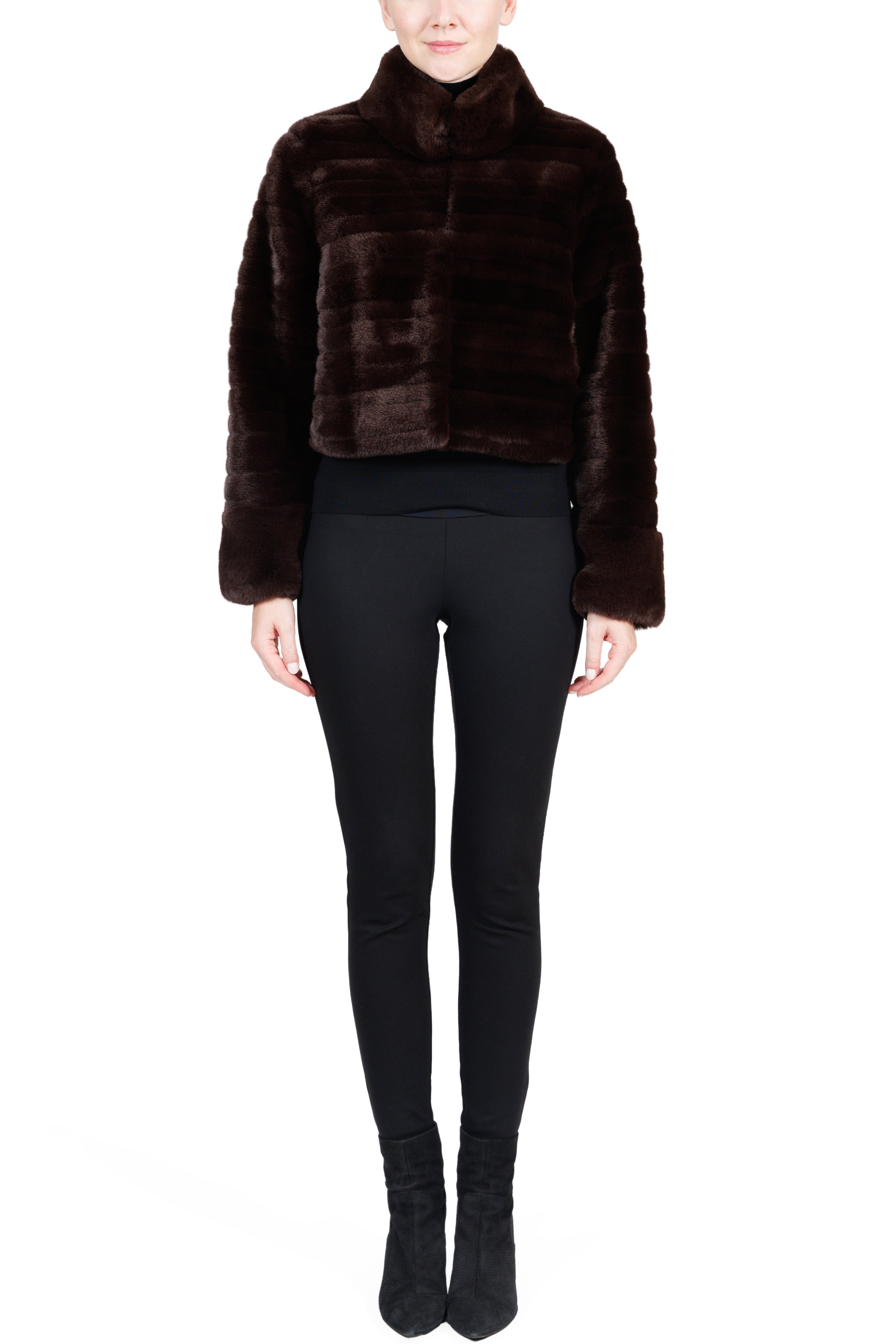 RUMSON - Short Faux Fur Jacket