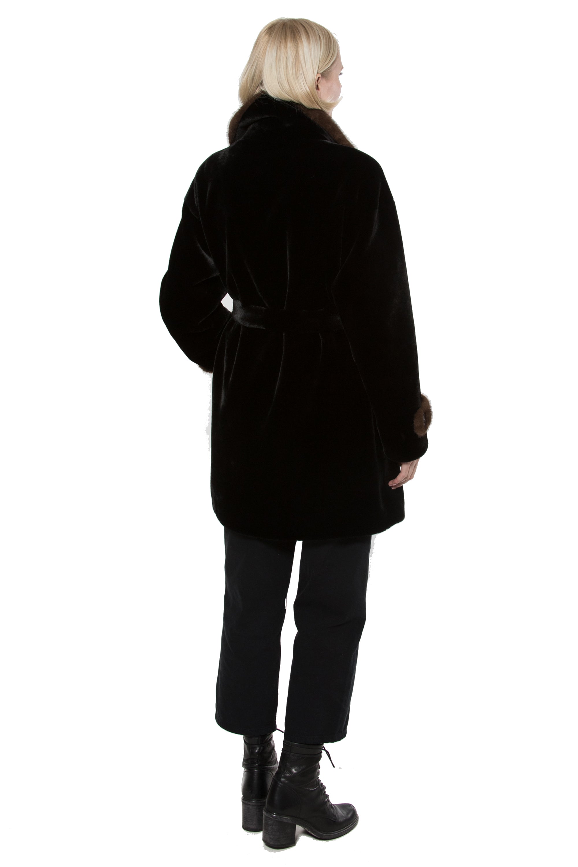 LUCIA - Faux Fur Long Coat