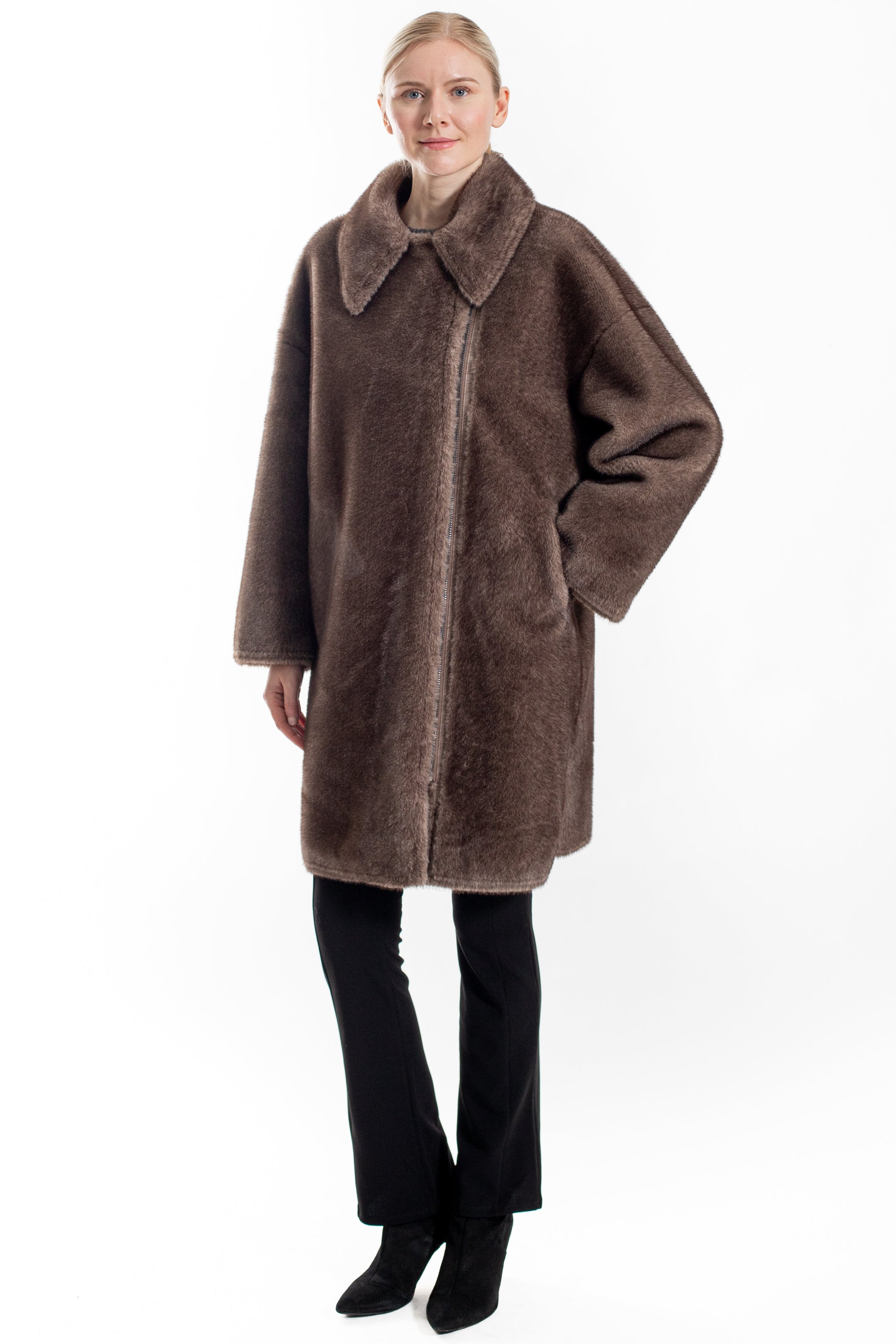Sarlat- Faux mink coat