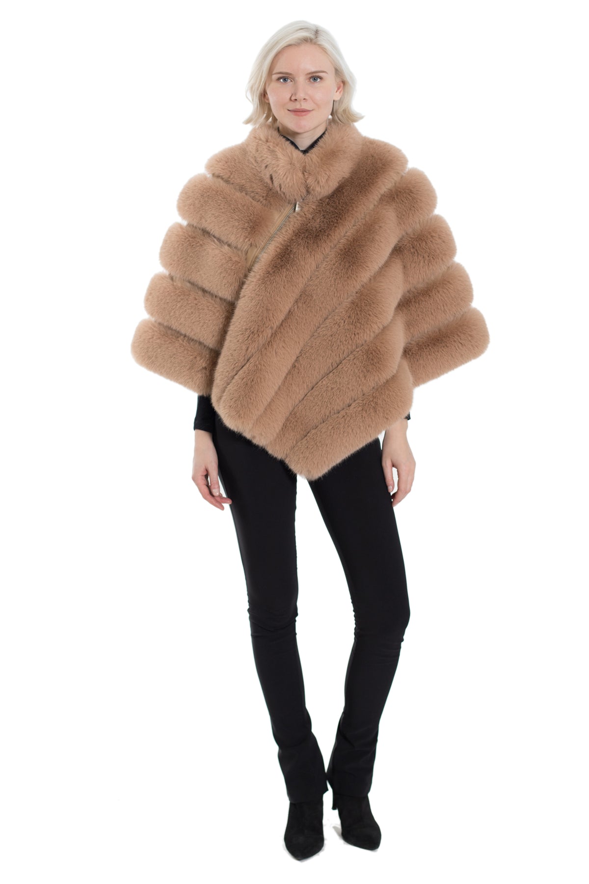 MAUI - Poncho with Diagonal Zipper