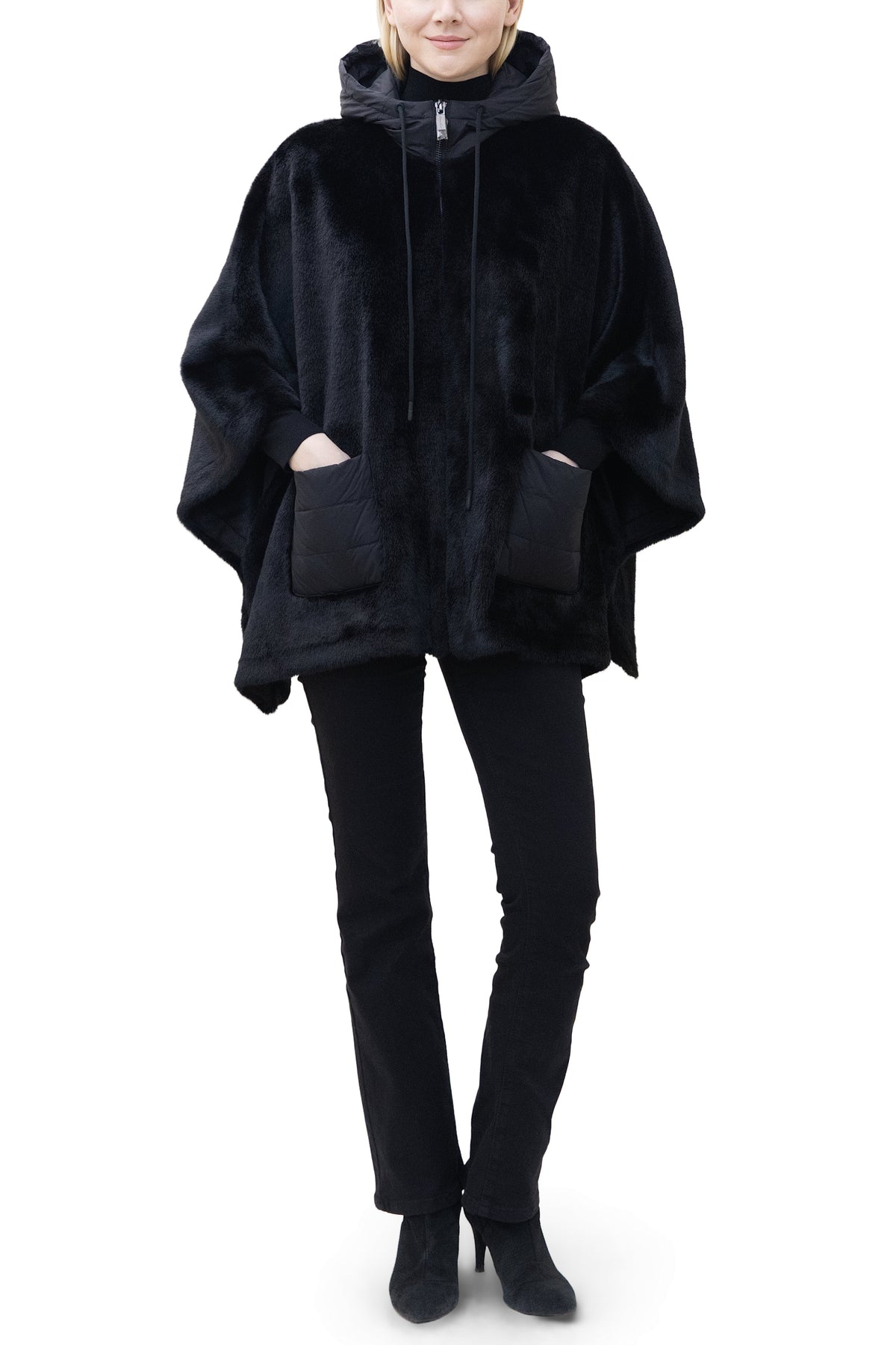 Monte Carlo- faux fur cape jacket