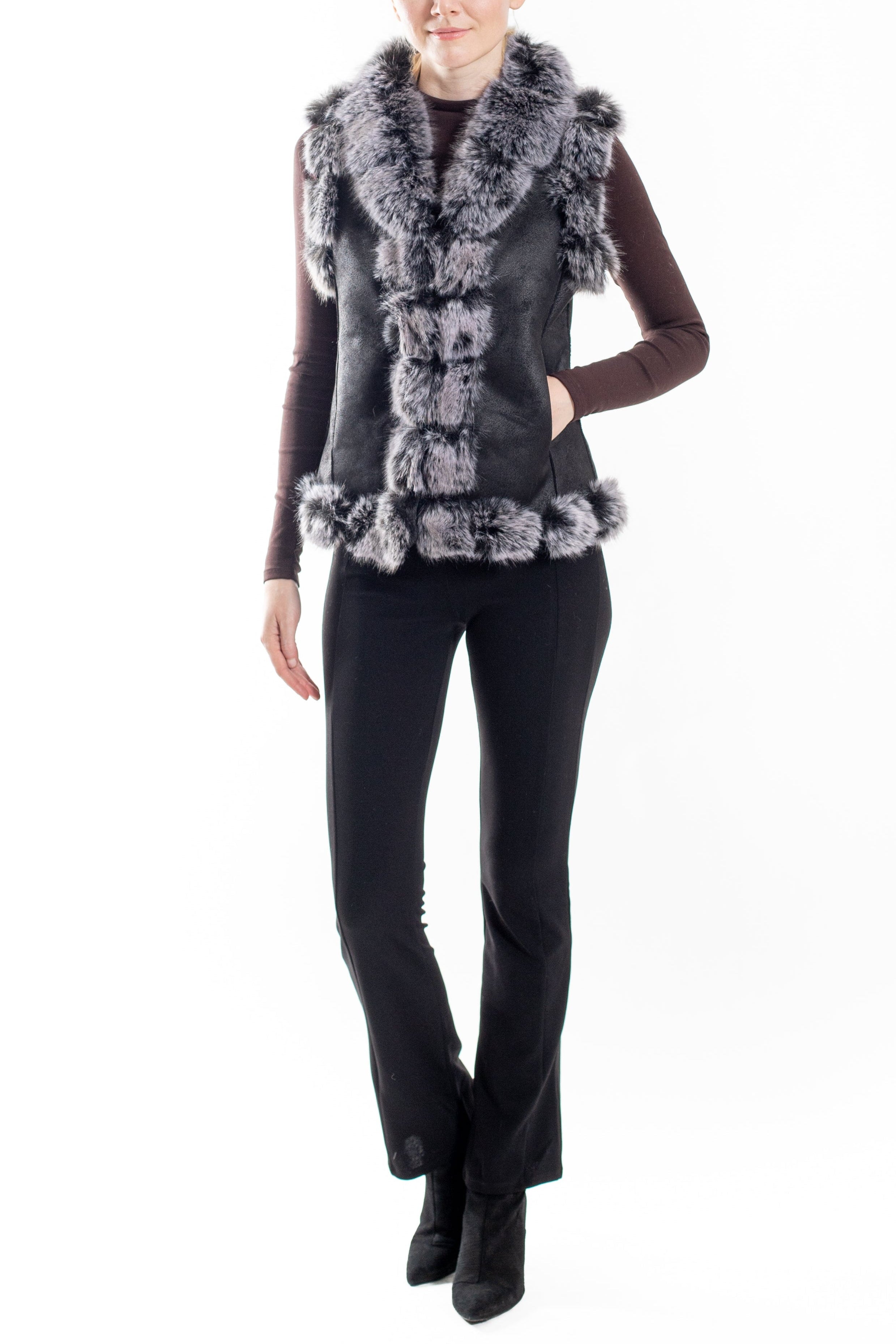 ALPES - Faux Shearling Vest