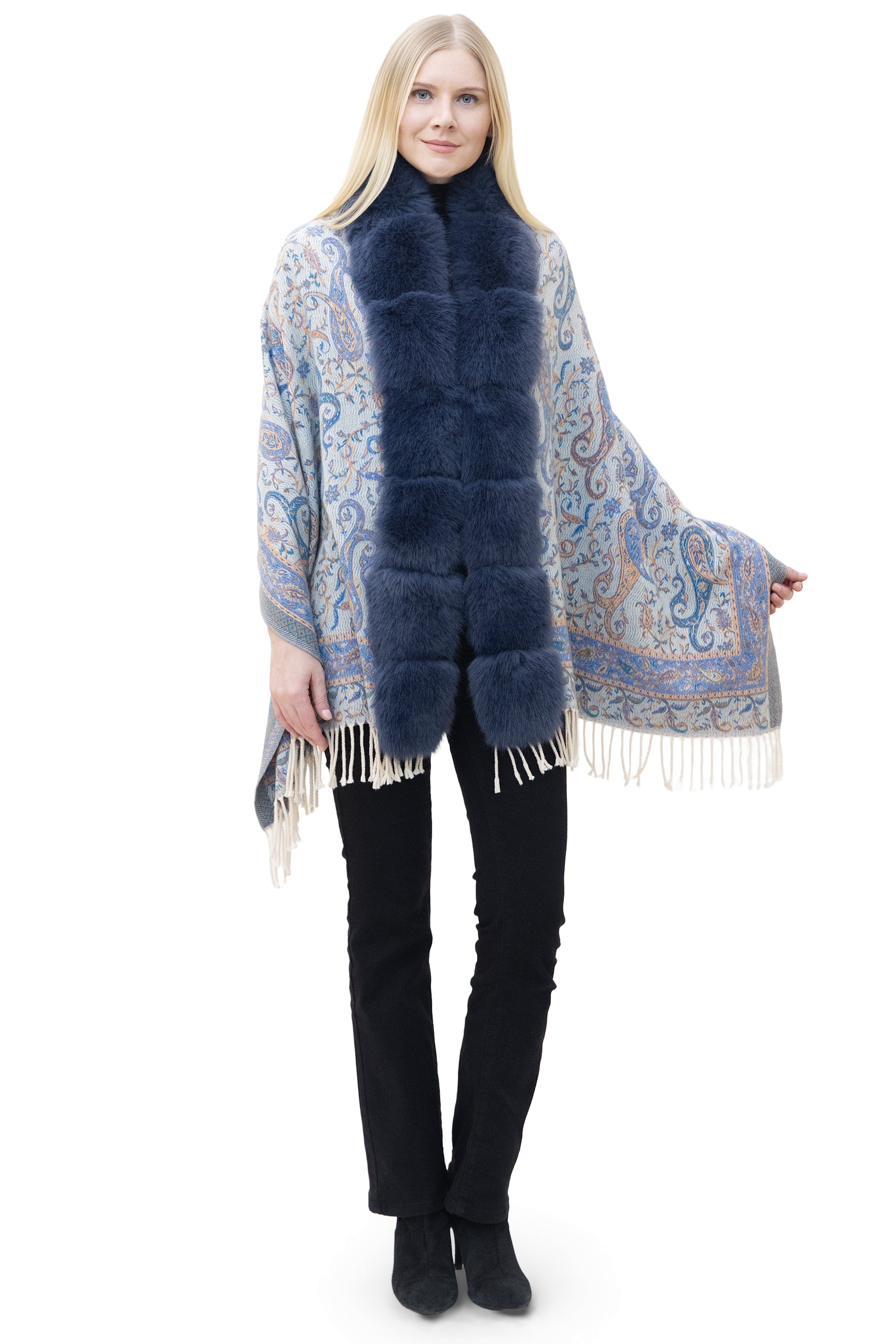 AVALON - Long Wool Blended Wrap