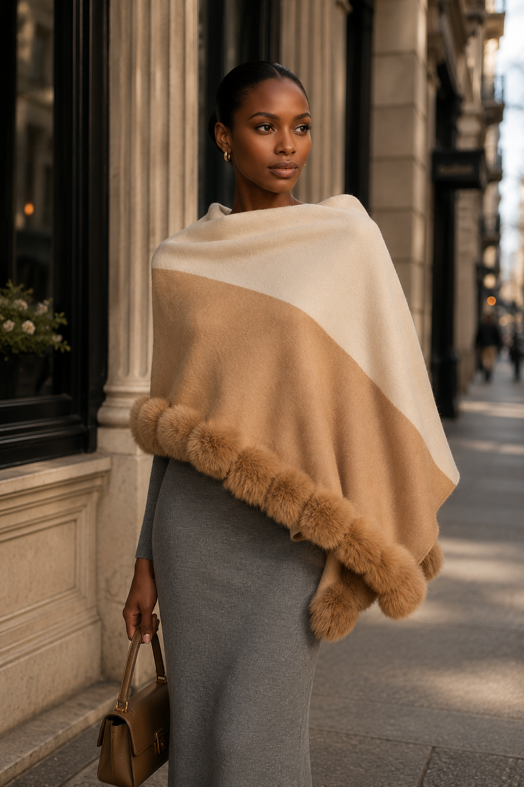 AVALON - Long Wool Blended Wrap