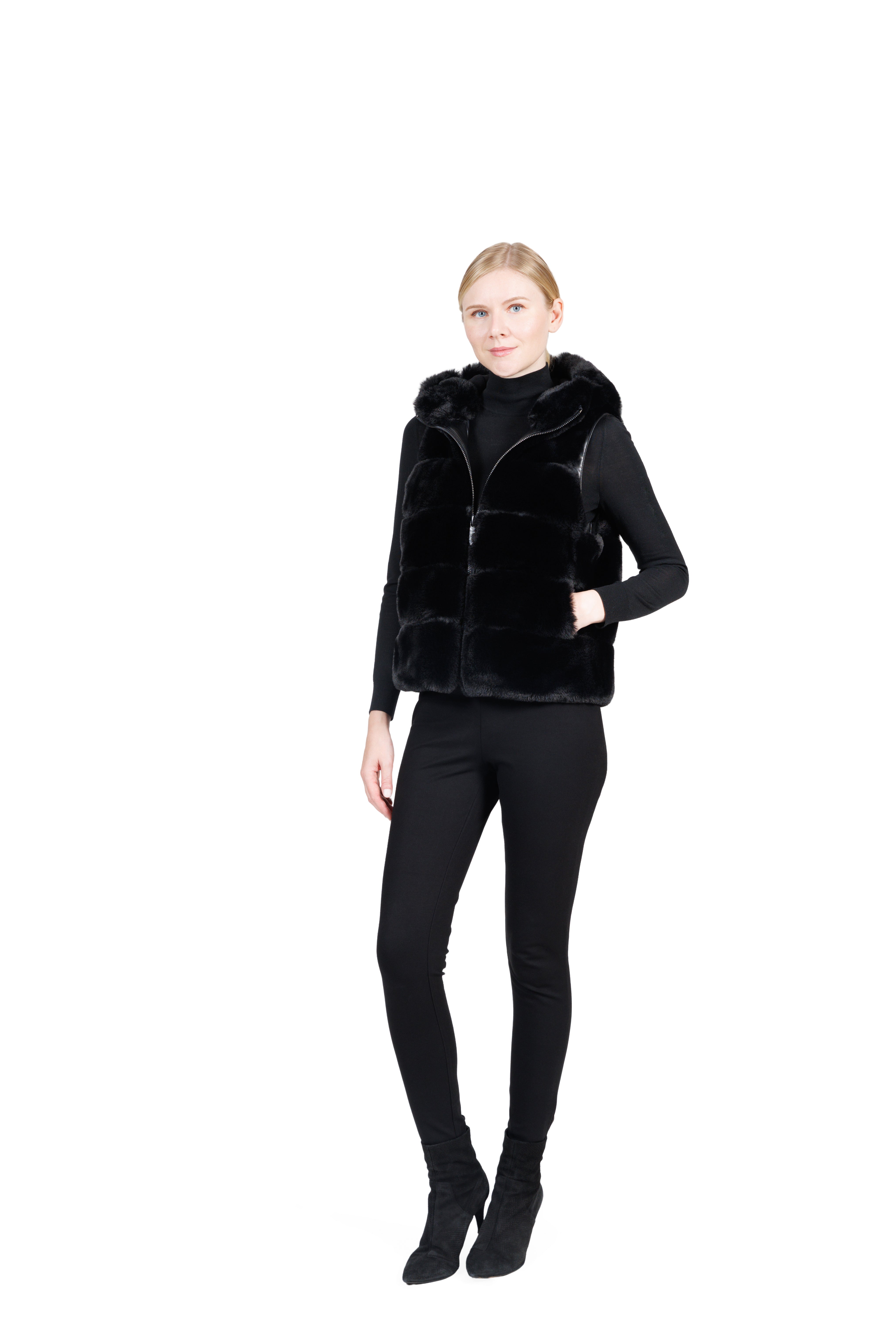 Barrow - Faux Fur Puffer Vest