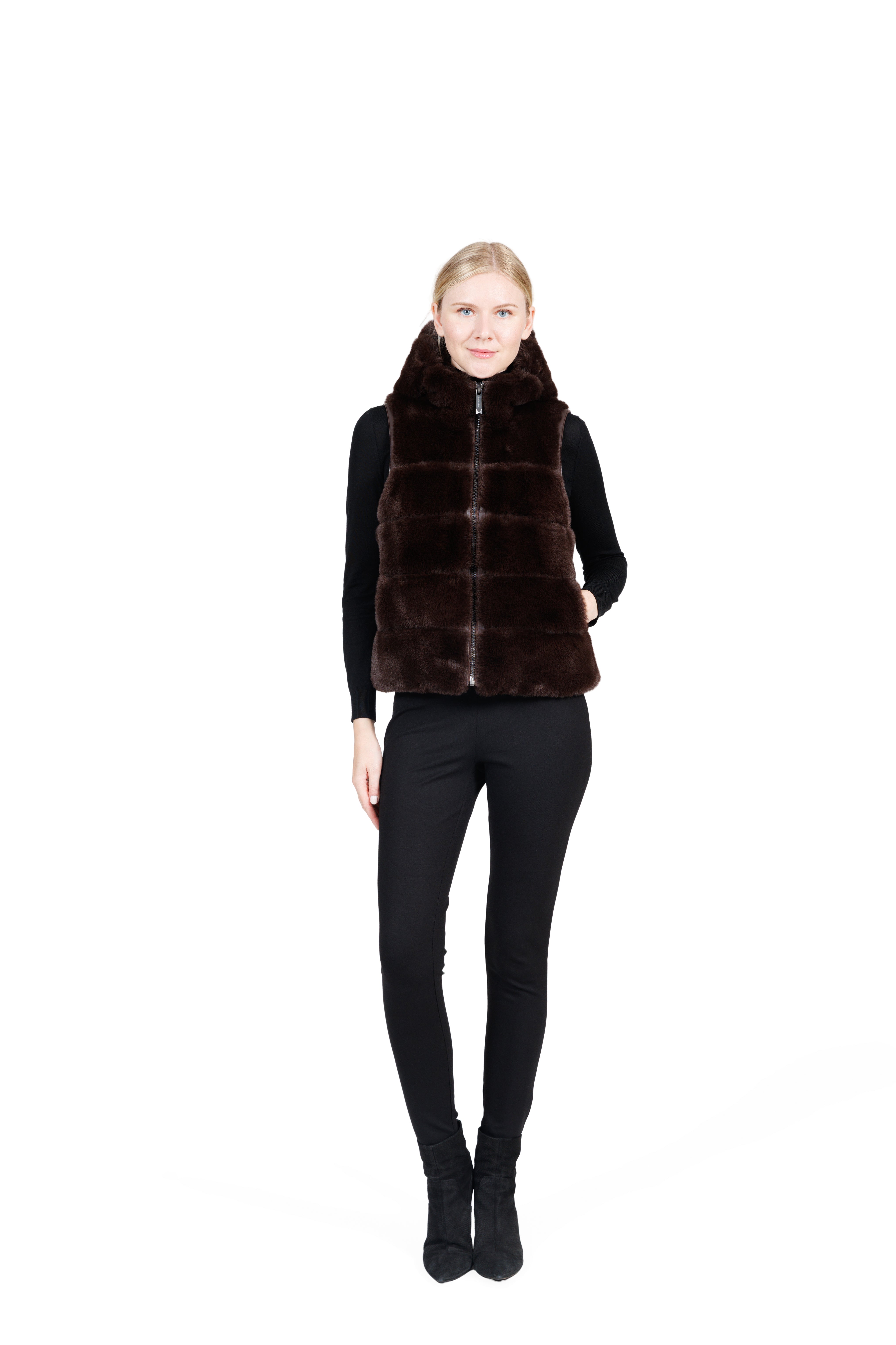 Barrow - Faux Fur Puffer Vest