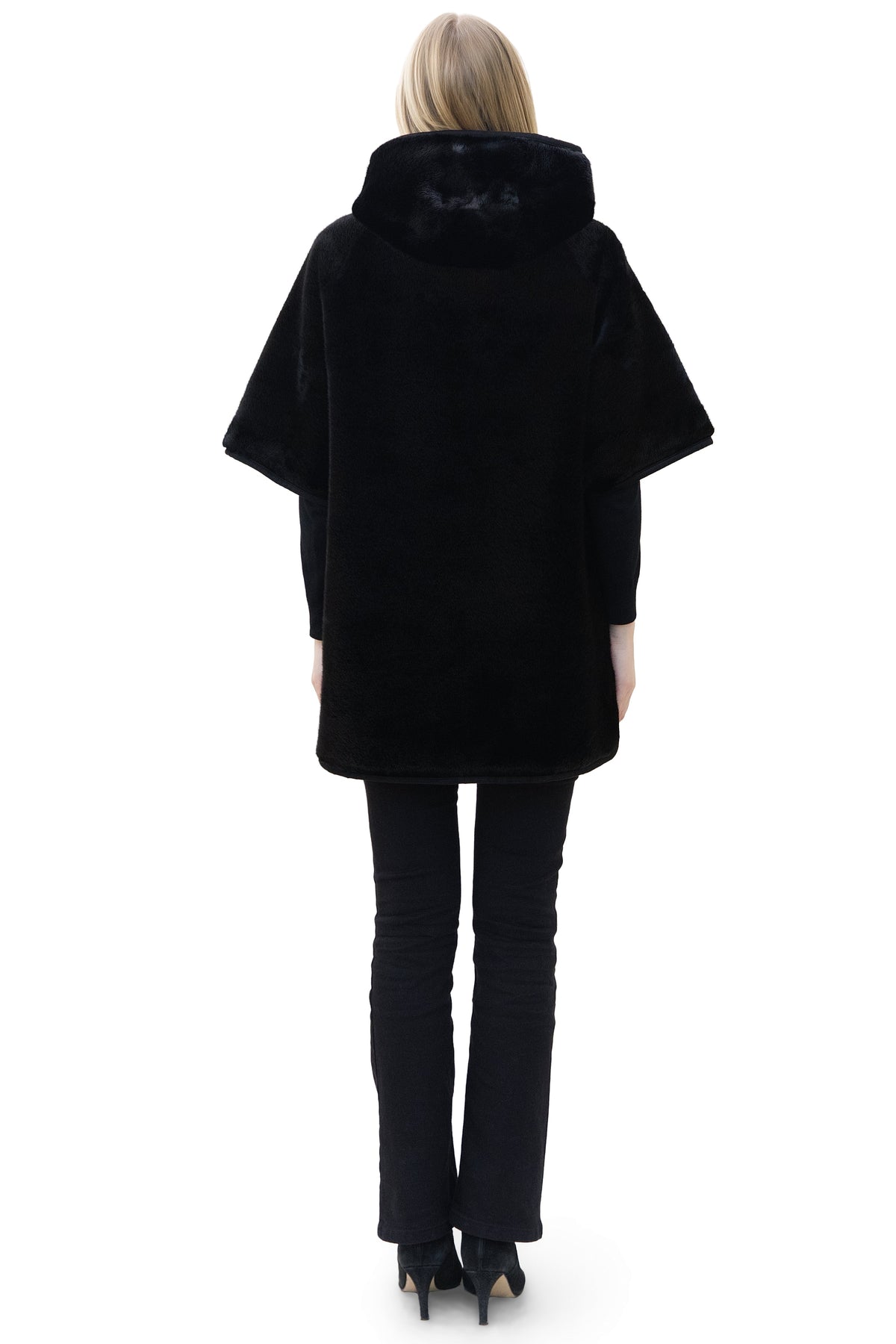 Paros- Reversible Faux Mink Hooded Jacket