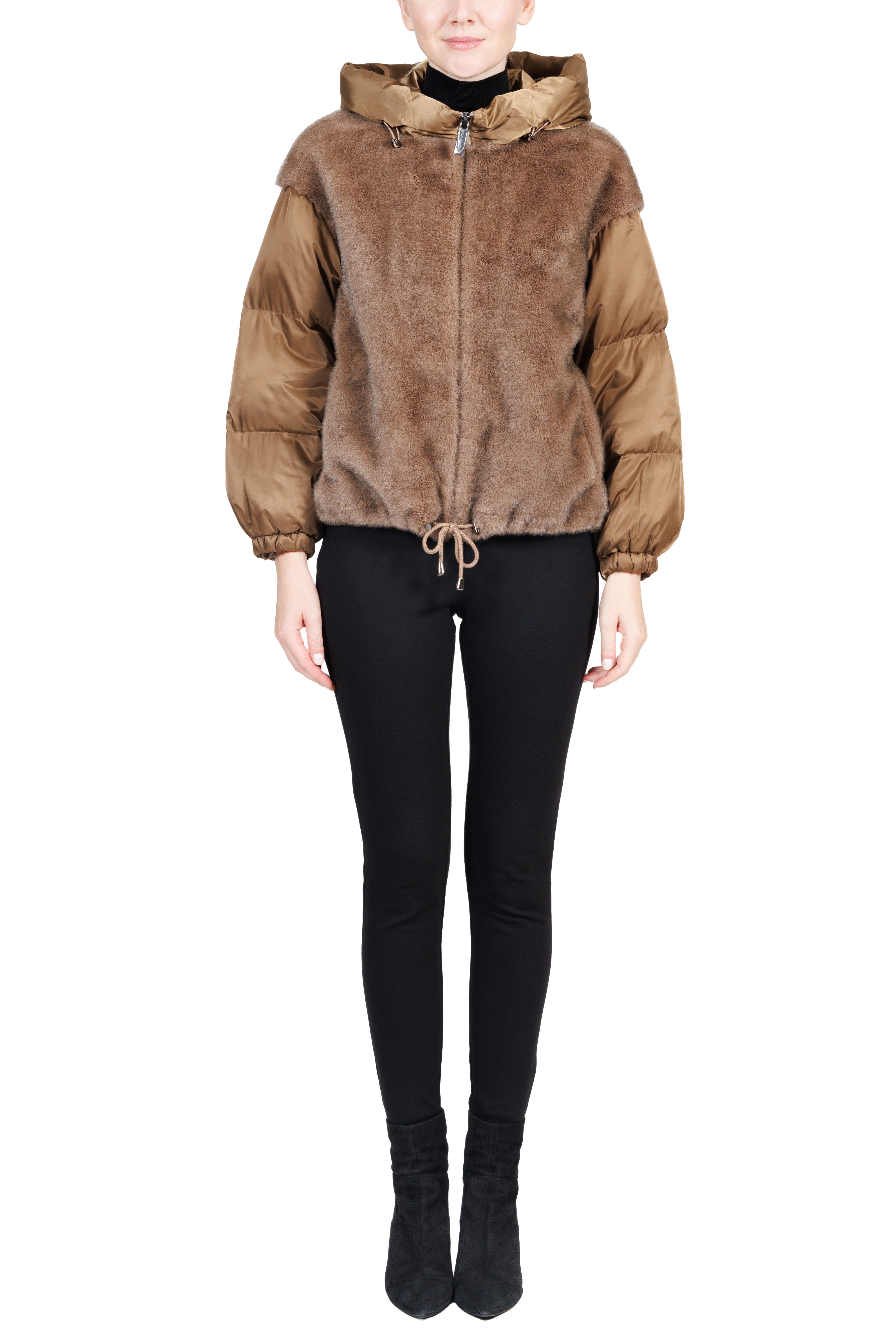 Frostvale - Faux Fur and Nylon Hooded Jacket