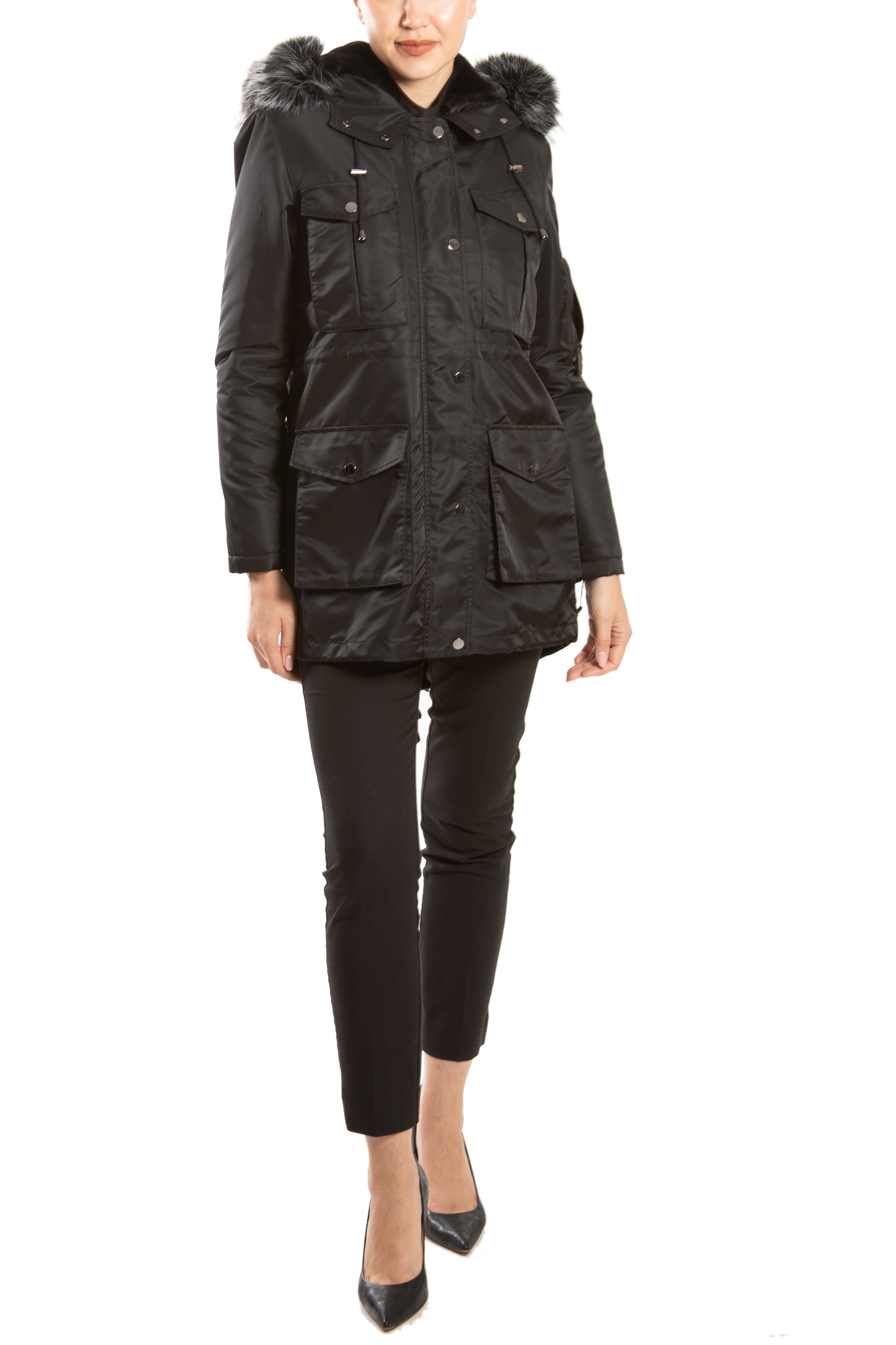 GRENOBLE - Faux Fur Parka Coat