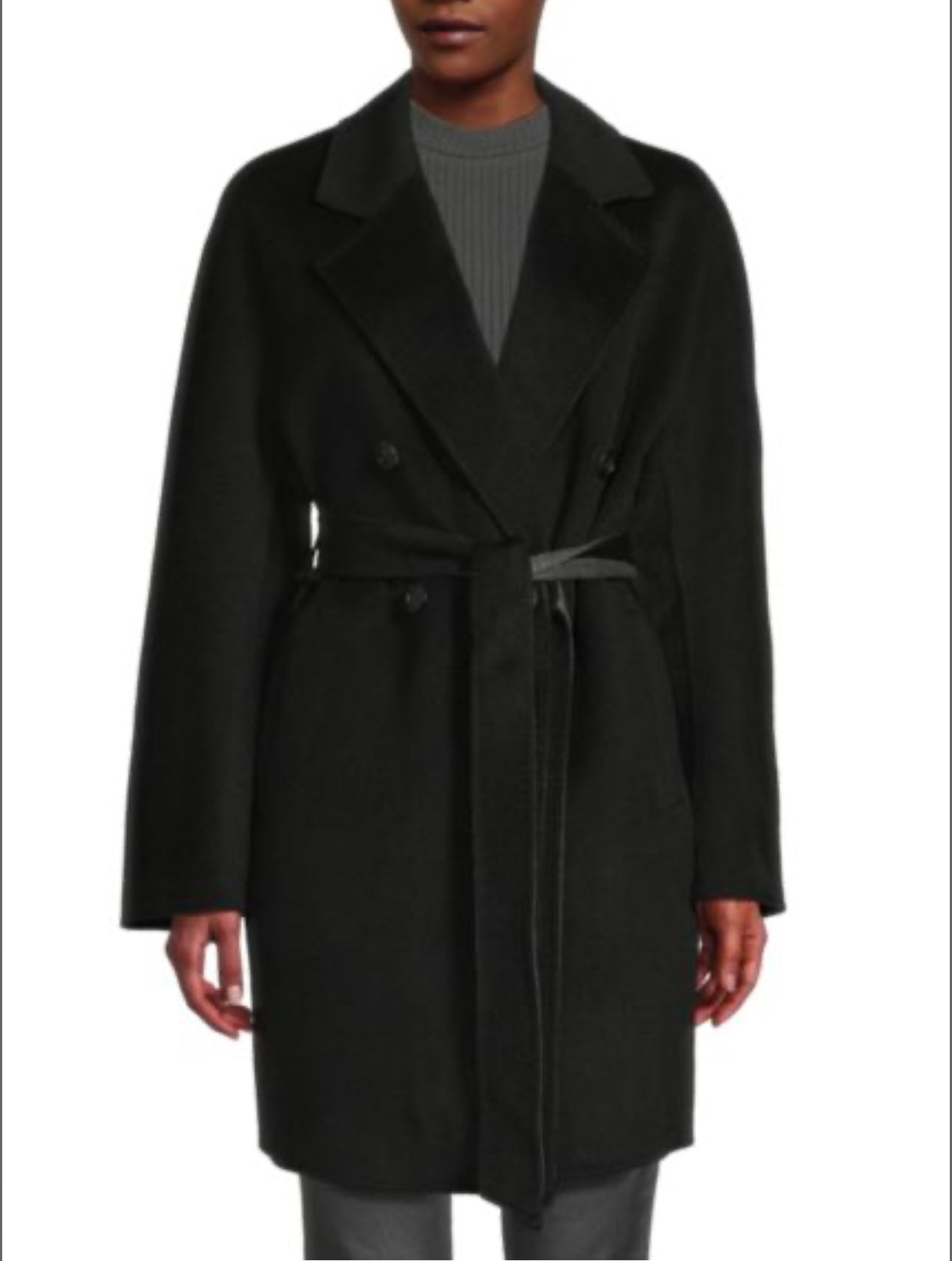 COLMAR - 100% Cashmere Belted Coat