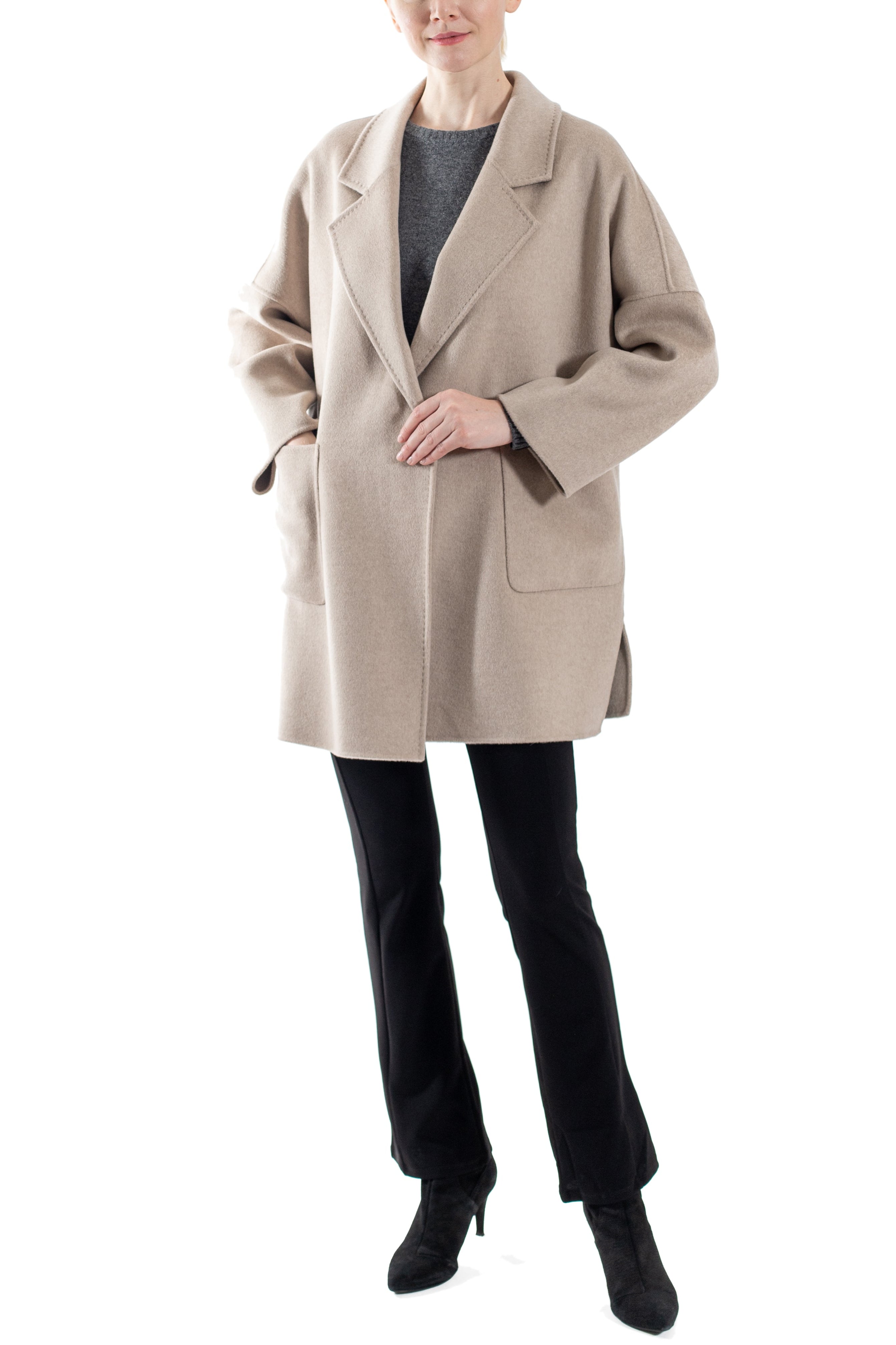 Harbin - 100% Cashmere Open-Front Jacket