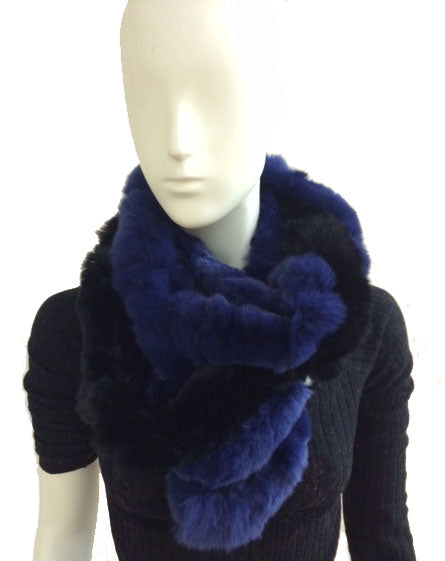 ARDON - Full Skin Rex Infinity Scarf with Ruffles