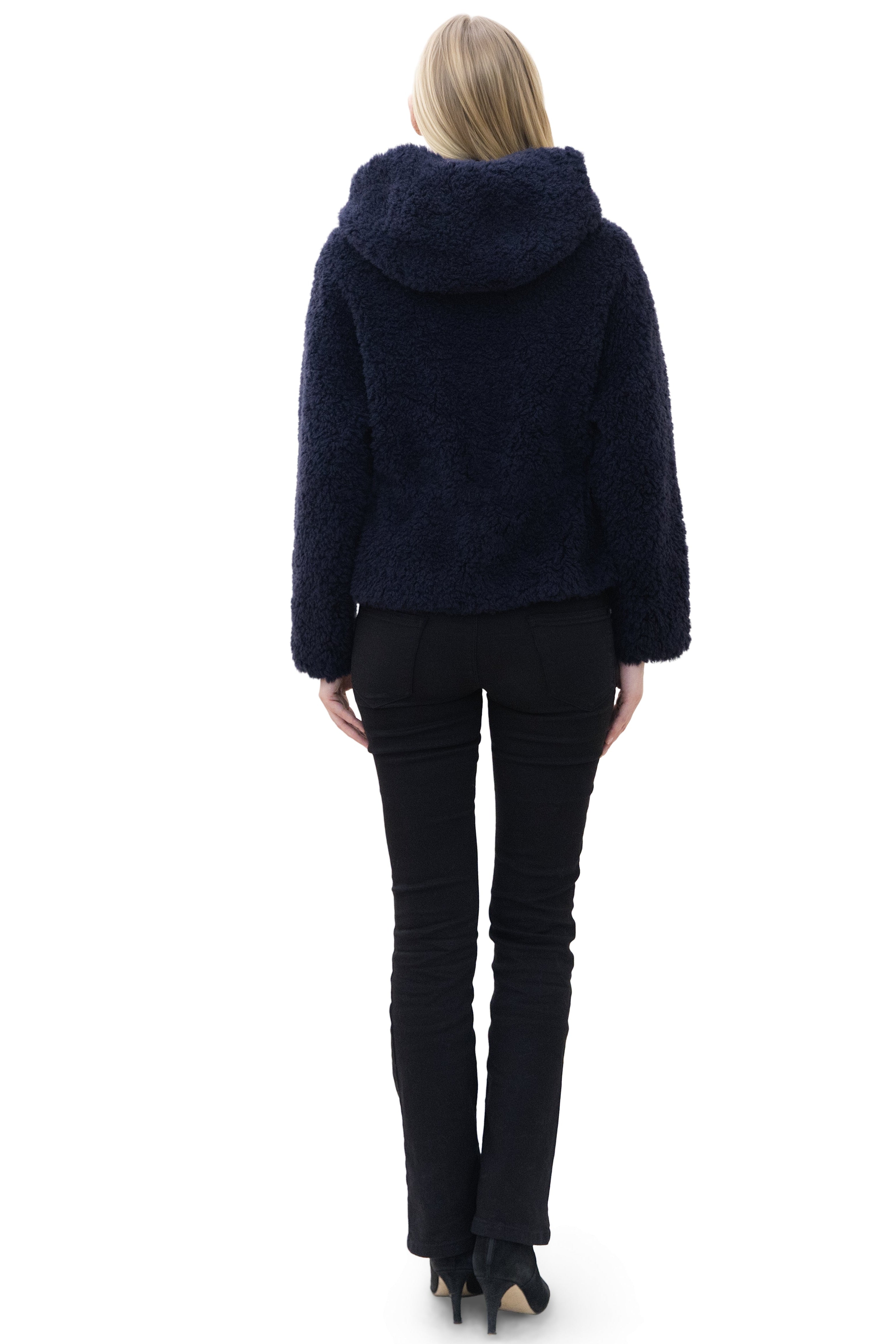Nantucket- shearling hooded jacket