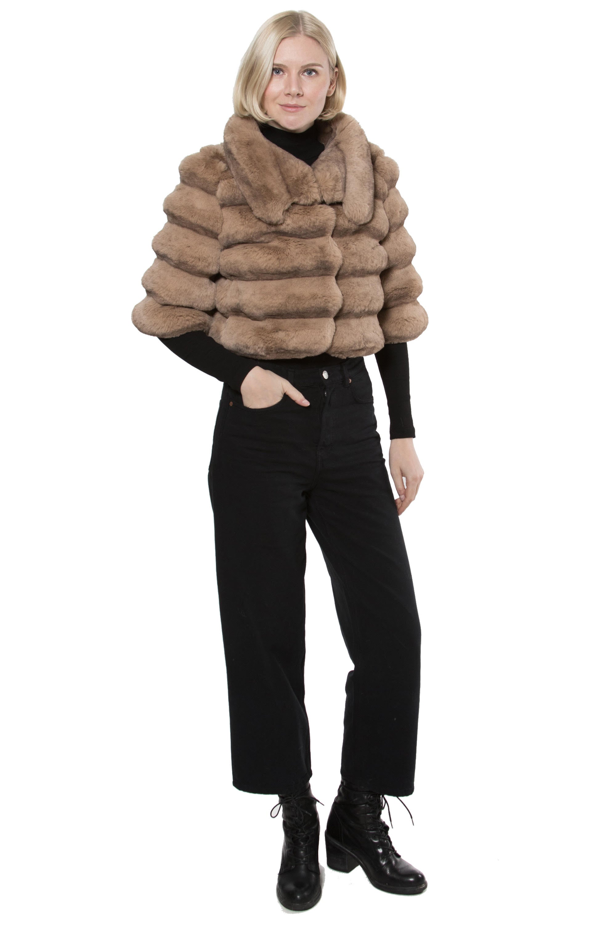 ULAN - Channel Quilted Short Jacket