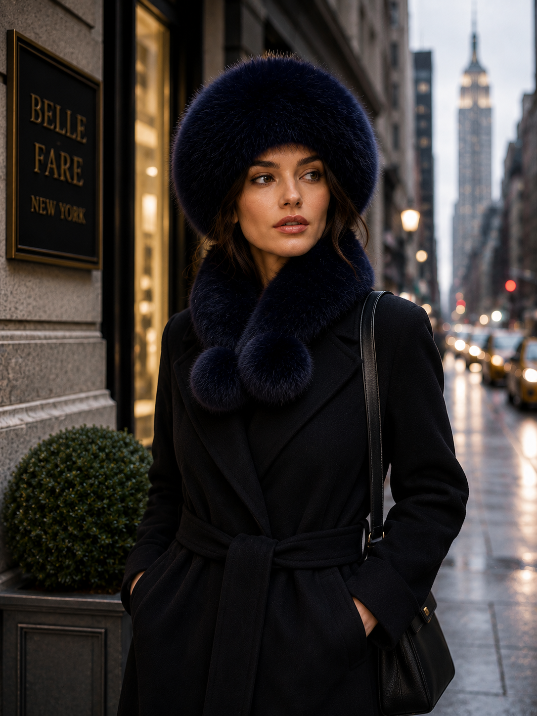 ARCATA - Faux Fur Short Scarf