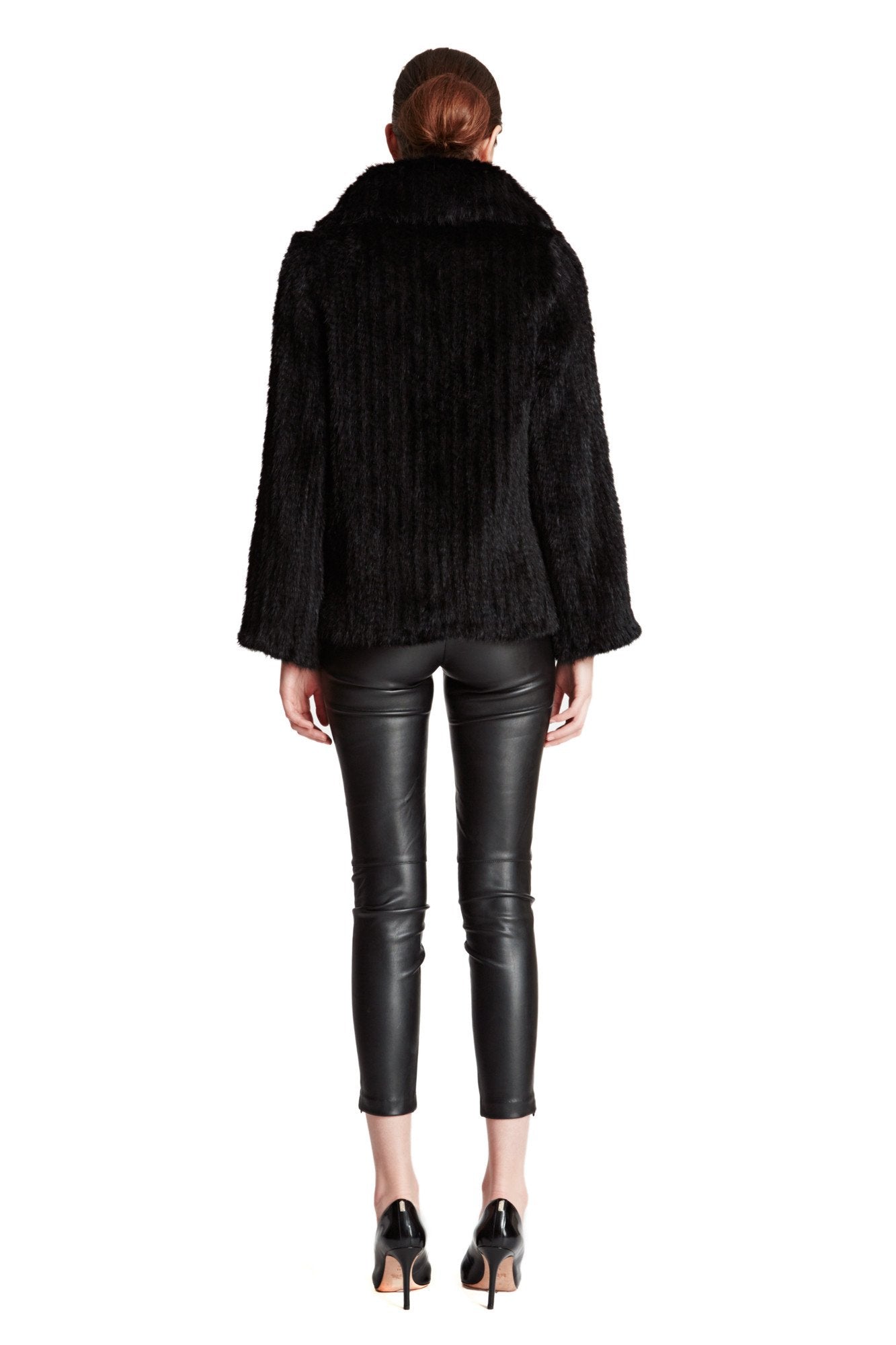 JESSEN - Knitted Mink Fur Bomber Jacket