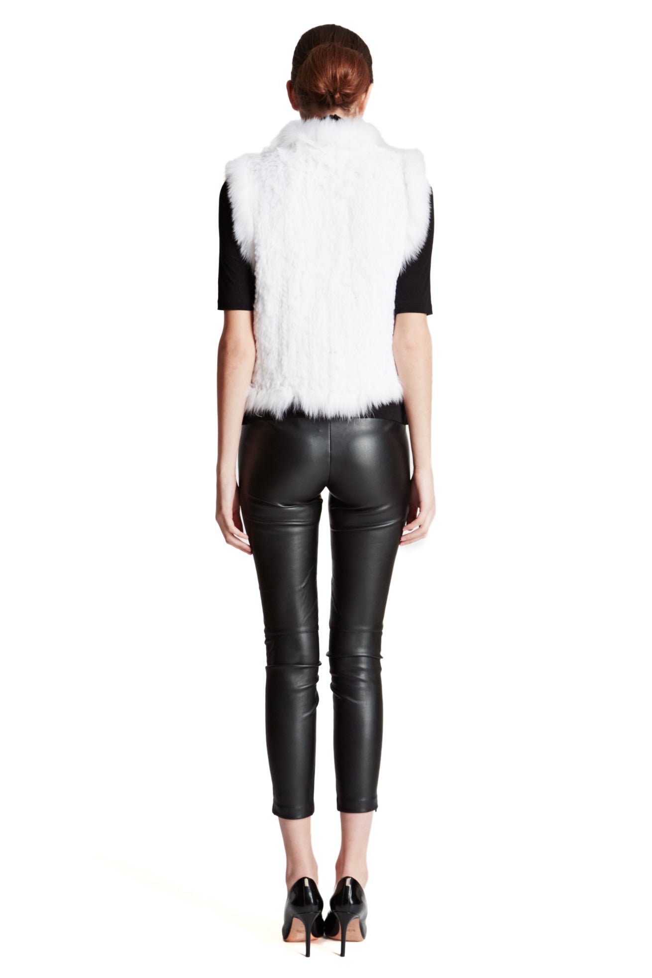 COPENHAGEN - Rex Vest with Raccoon Trim