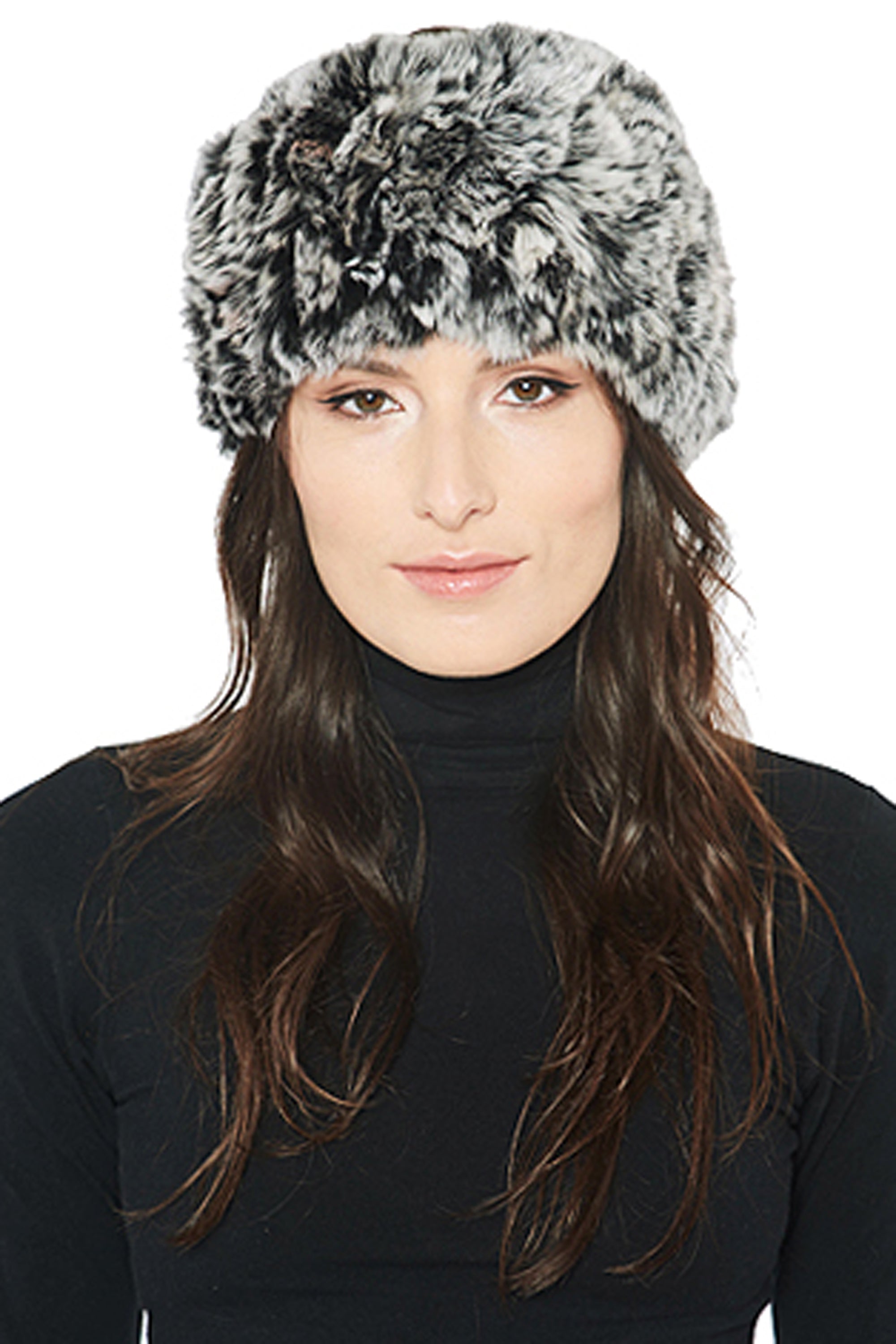 STAFFORD - Knitted Rex Rabbit Headband /Neck Warmer