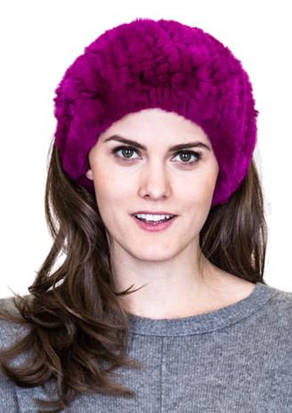 STAFFORD - Knitted Rex Rabbit Headband /Neck Warmer