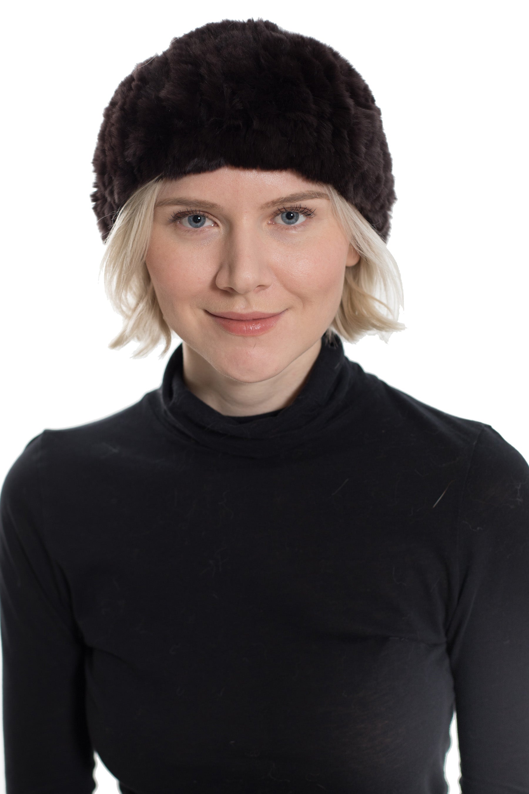 STAFFORD - Knitted Rex Rabbit Headband /Neck Warmer