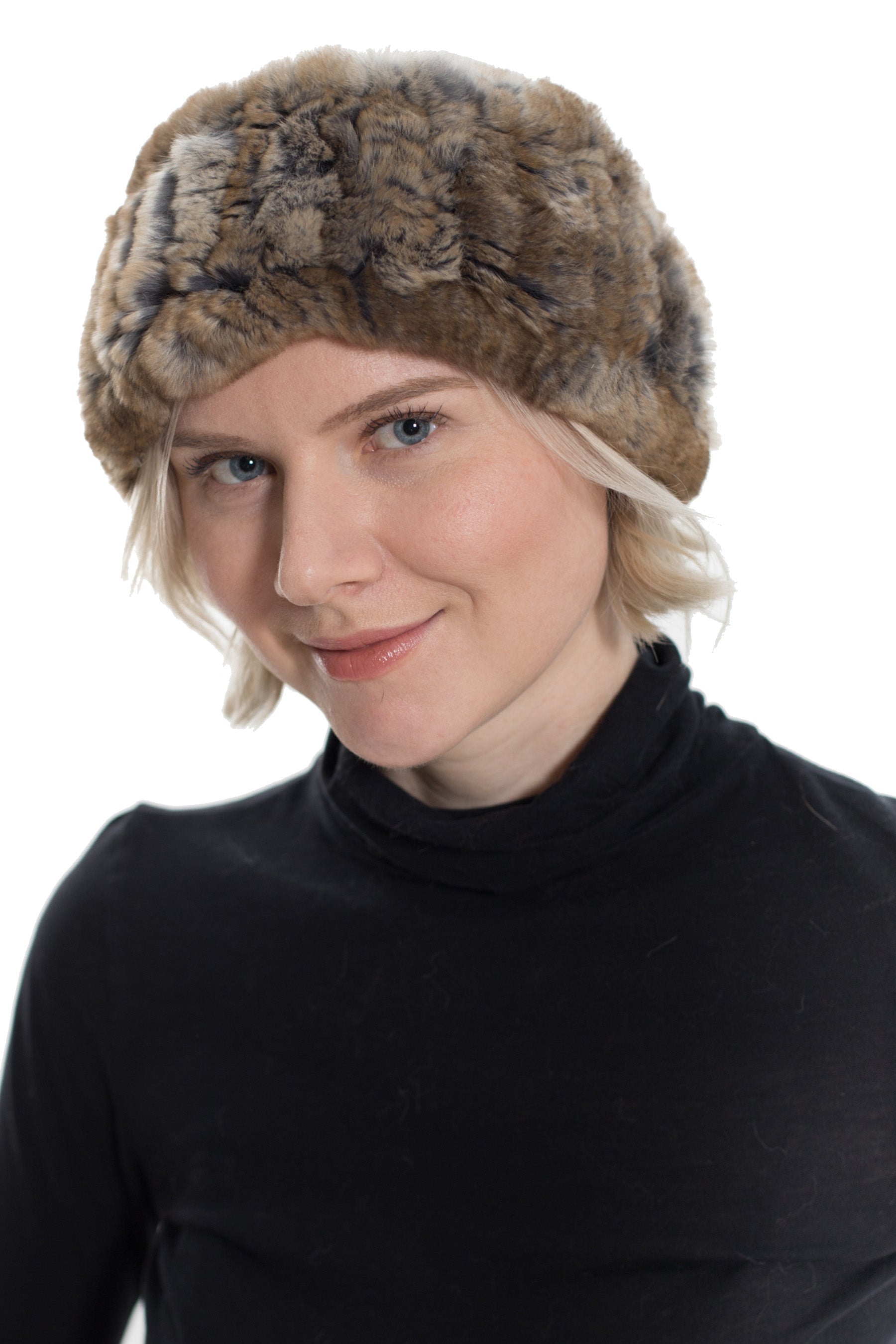 STAFFORD - Knitted Rex Rabbit Headband /Neck Warmer