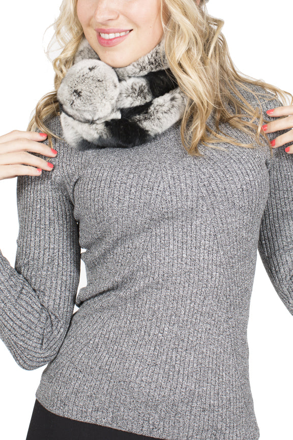 BEDFORD - Rex Neck Warmer with Pom-Pom