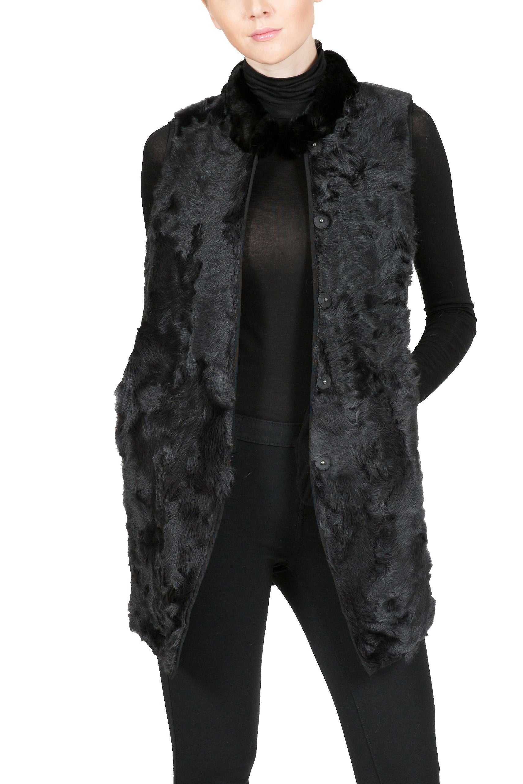 CAMDEN - Wool and Kalgan Reversible Vest