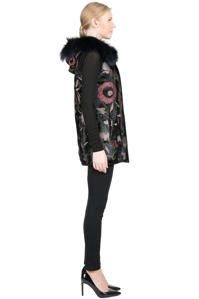 KUNDA - Embroidered Reversible Vest