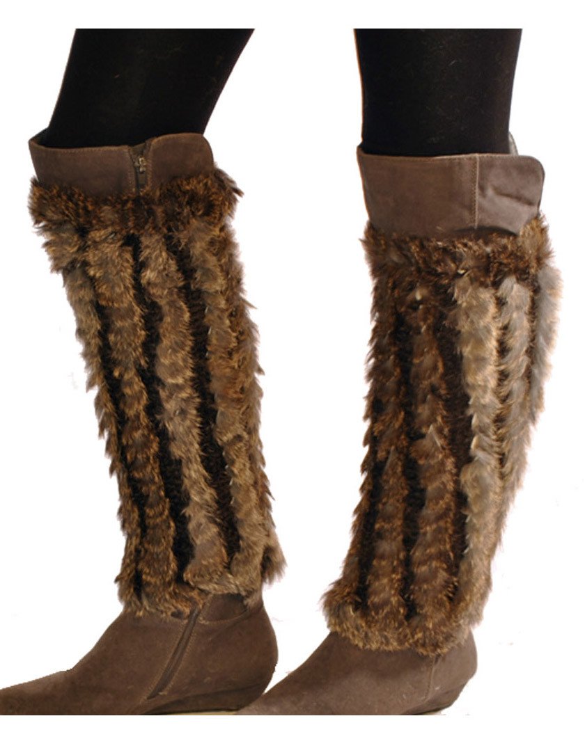 LINZI - Knitted Rabbit Boot Topper/Leg Warmer