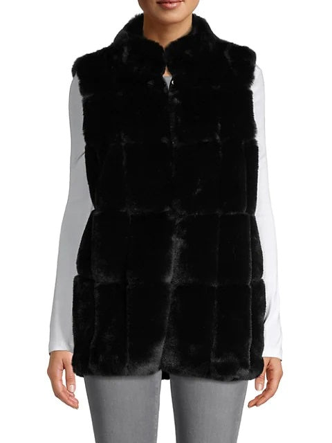 WAYNE - Oversized Faux Fur Vest