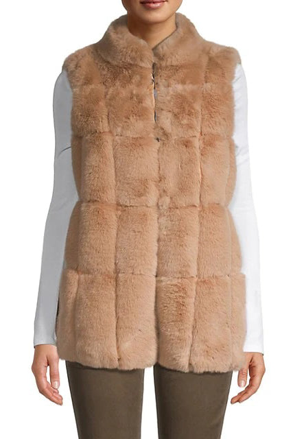 WAYNE - Oversized Faux Fur Vest