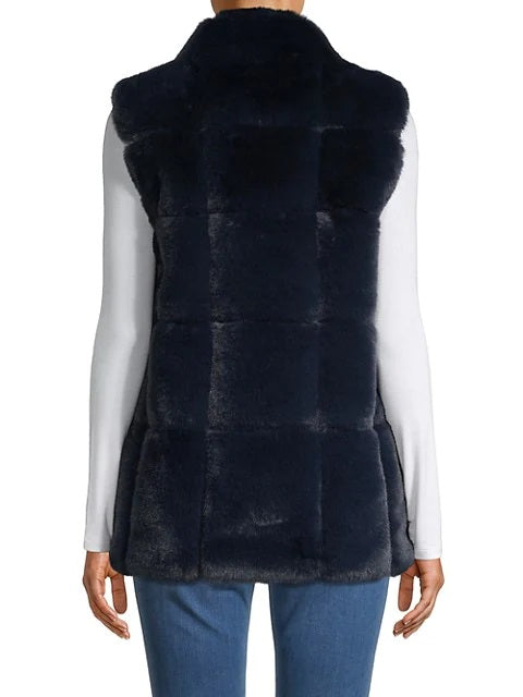 WAYNE - Oversized Faux Fur Vest