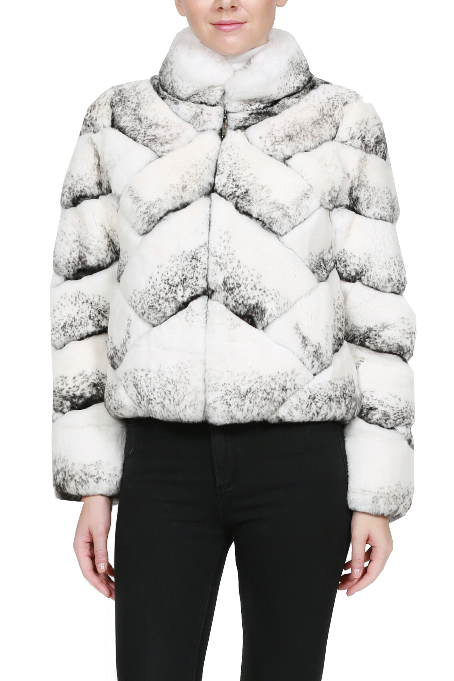 Montpellier - Full Skin Rex Rabbit Jacket