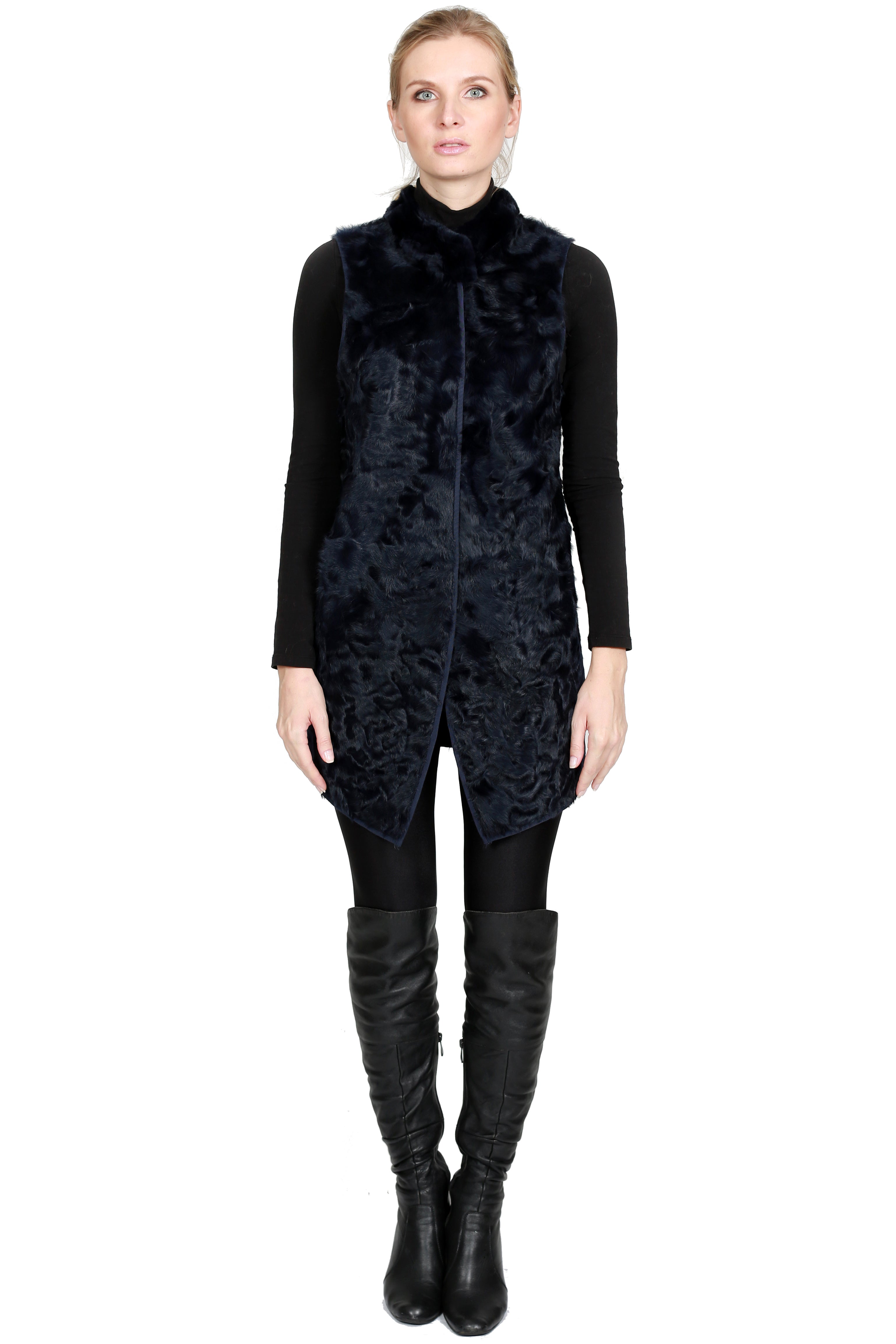 CAMDEN - Wool and Kalgan Reversible Vest