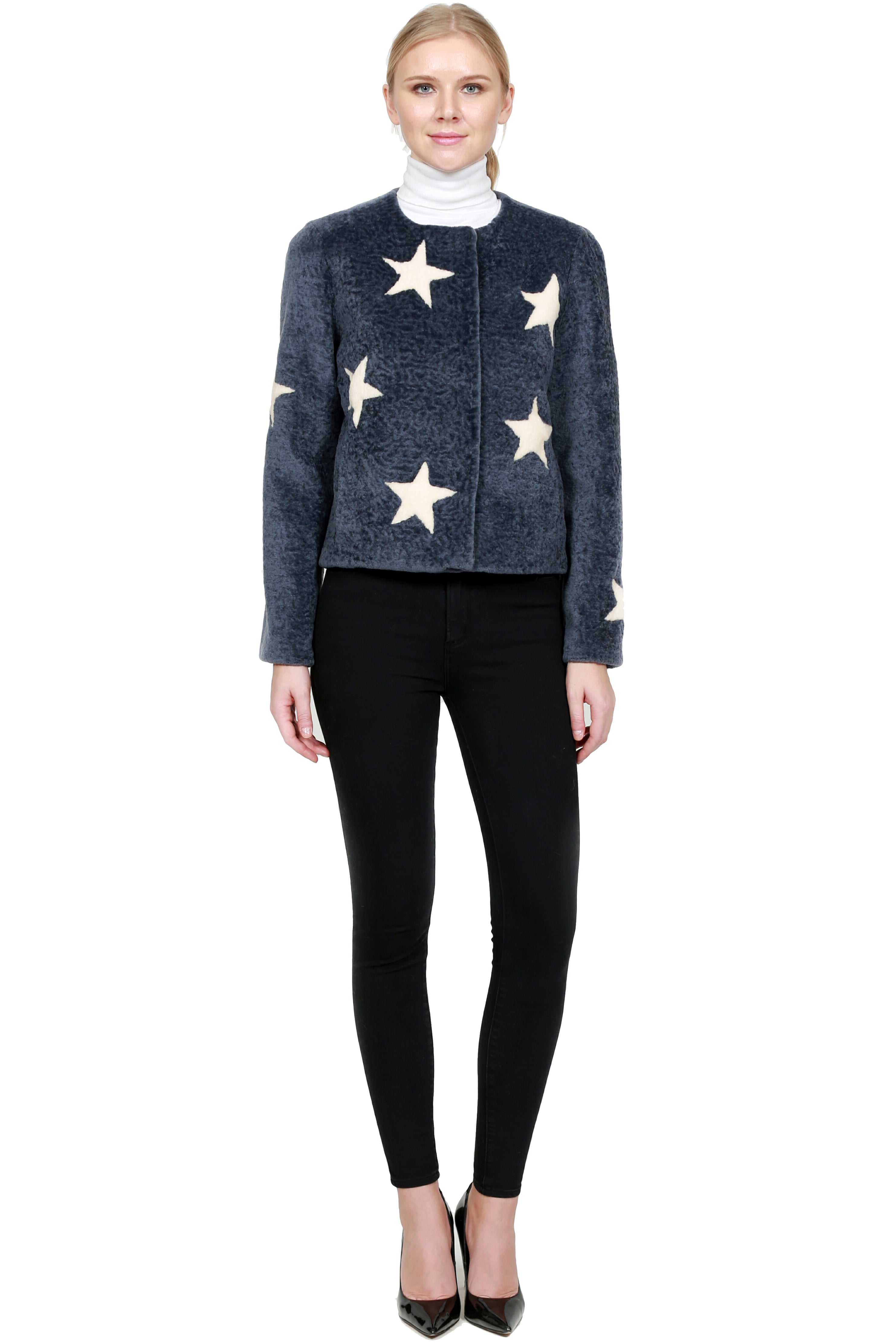 HALLE - Shearling Star Jacket