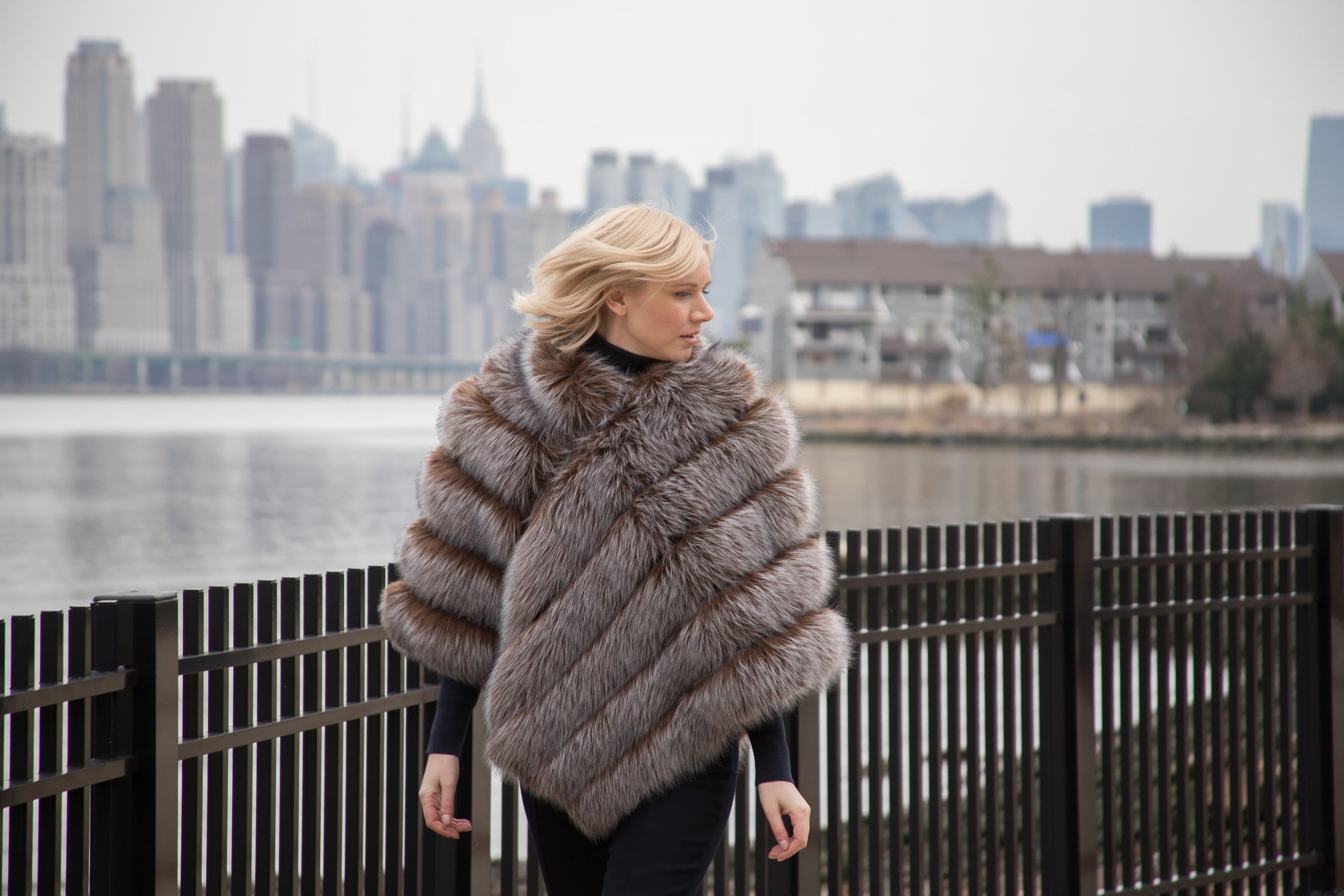 Faux Fur Capes & Wraps