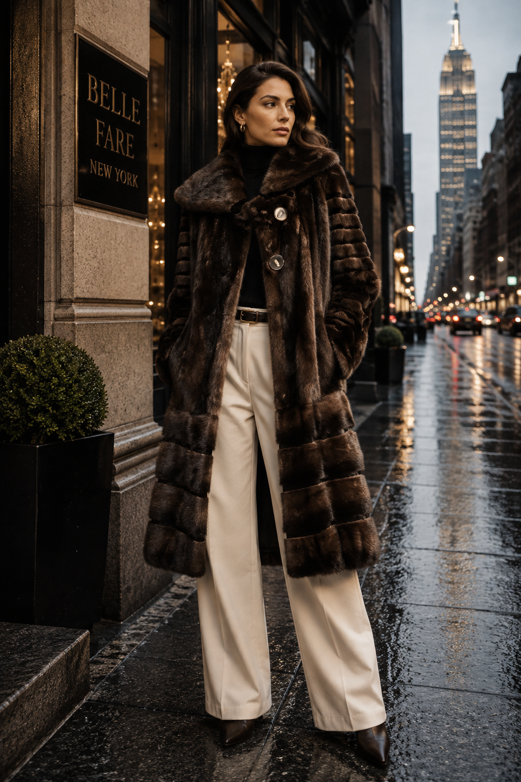 NEBRA - Full Skin Mink Coat