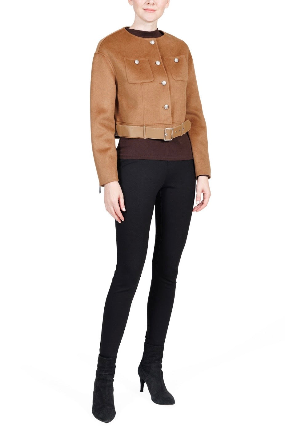 Madison - Double-Faced Cashmere Belted Jacket