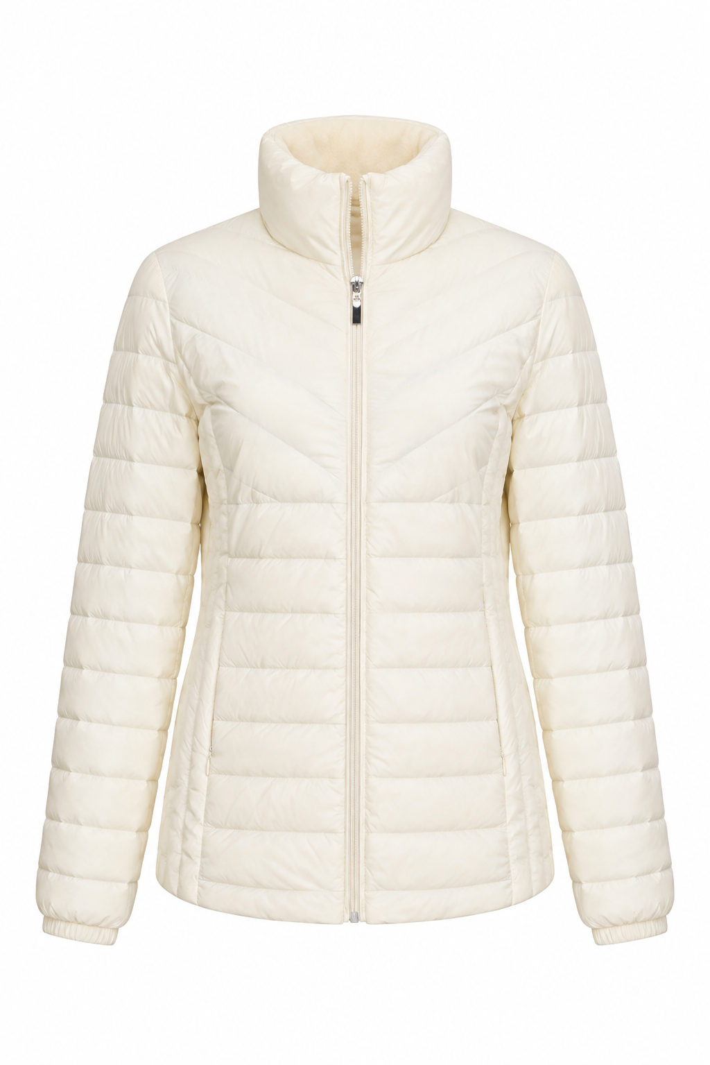 Elara- Lightweight Quilted Zip-Front Jacket