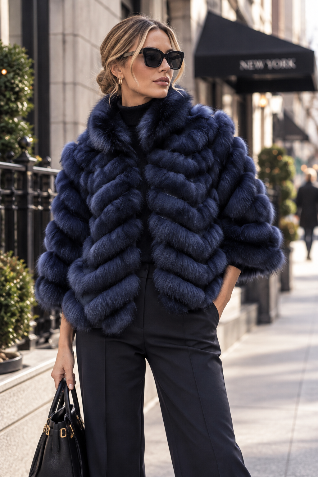 CLOSTER - Reversible Fox Fur Bolero