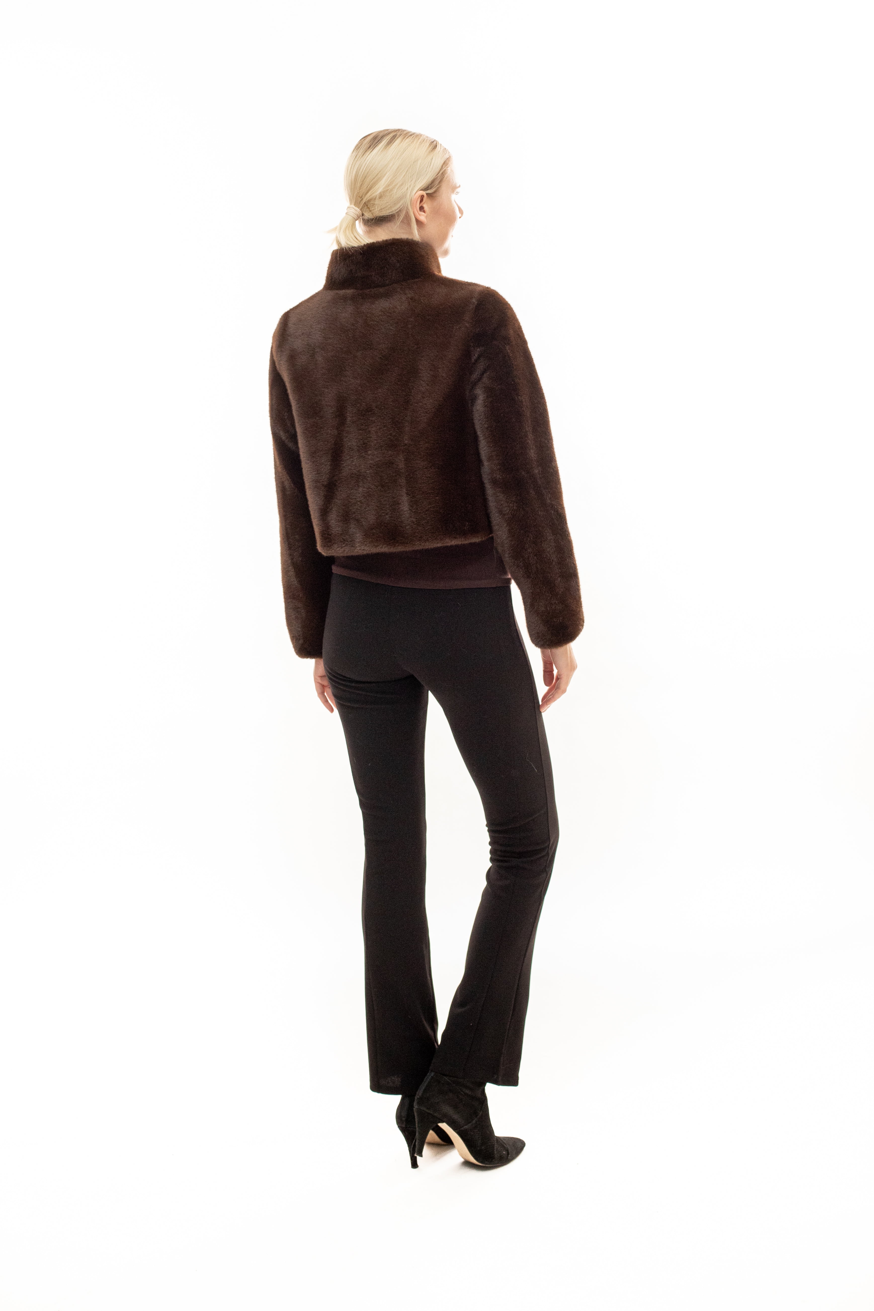 BASTILLE - Faux Fur Cropped Jacket
