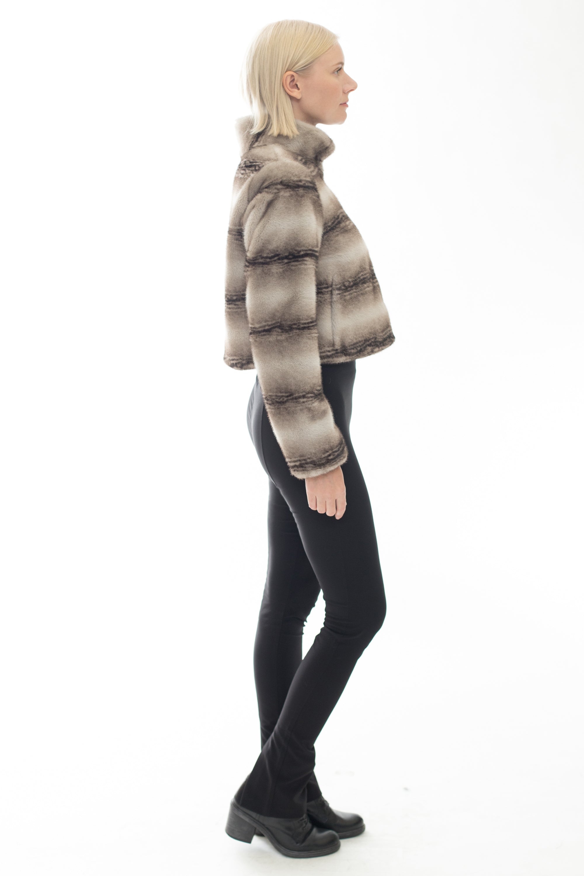 Bastille - Faux Fur Cropped Jacket