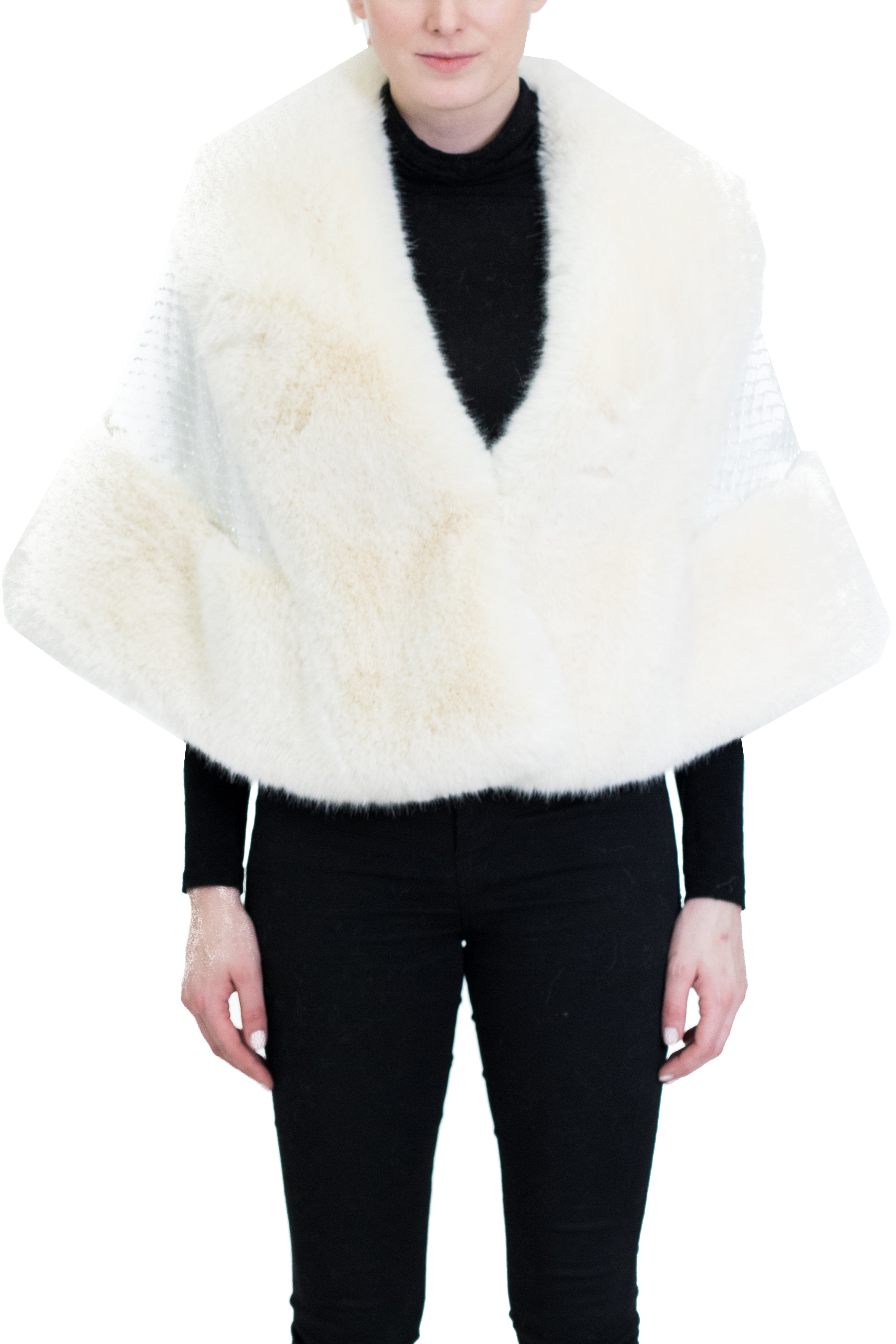 LONDON - Faux Fur Wrap