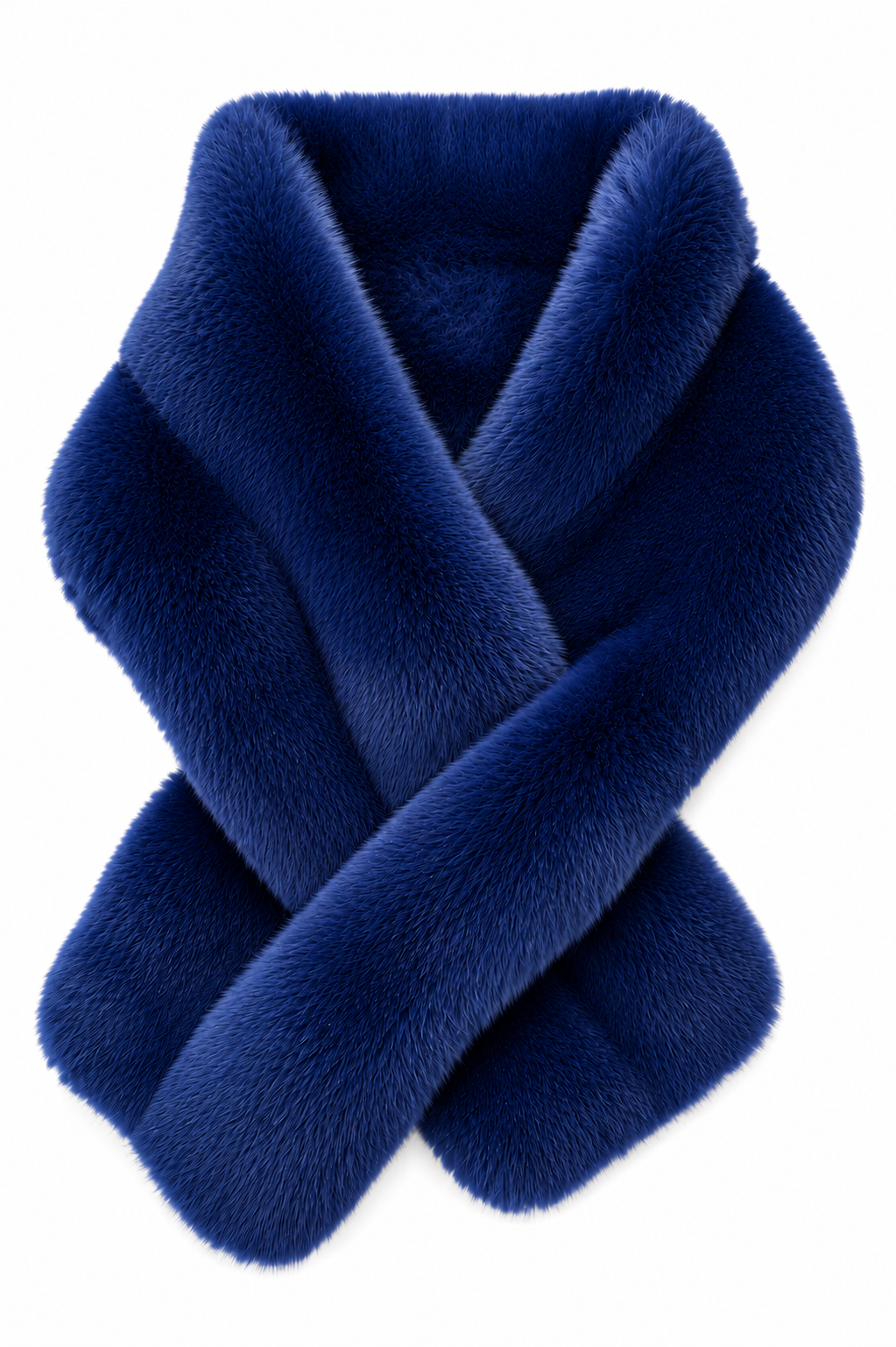 SVALBARD - Plush Faux Fur Pull-Through Scarf