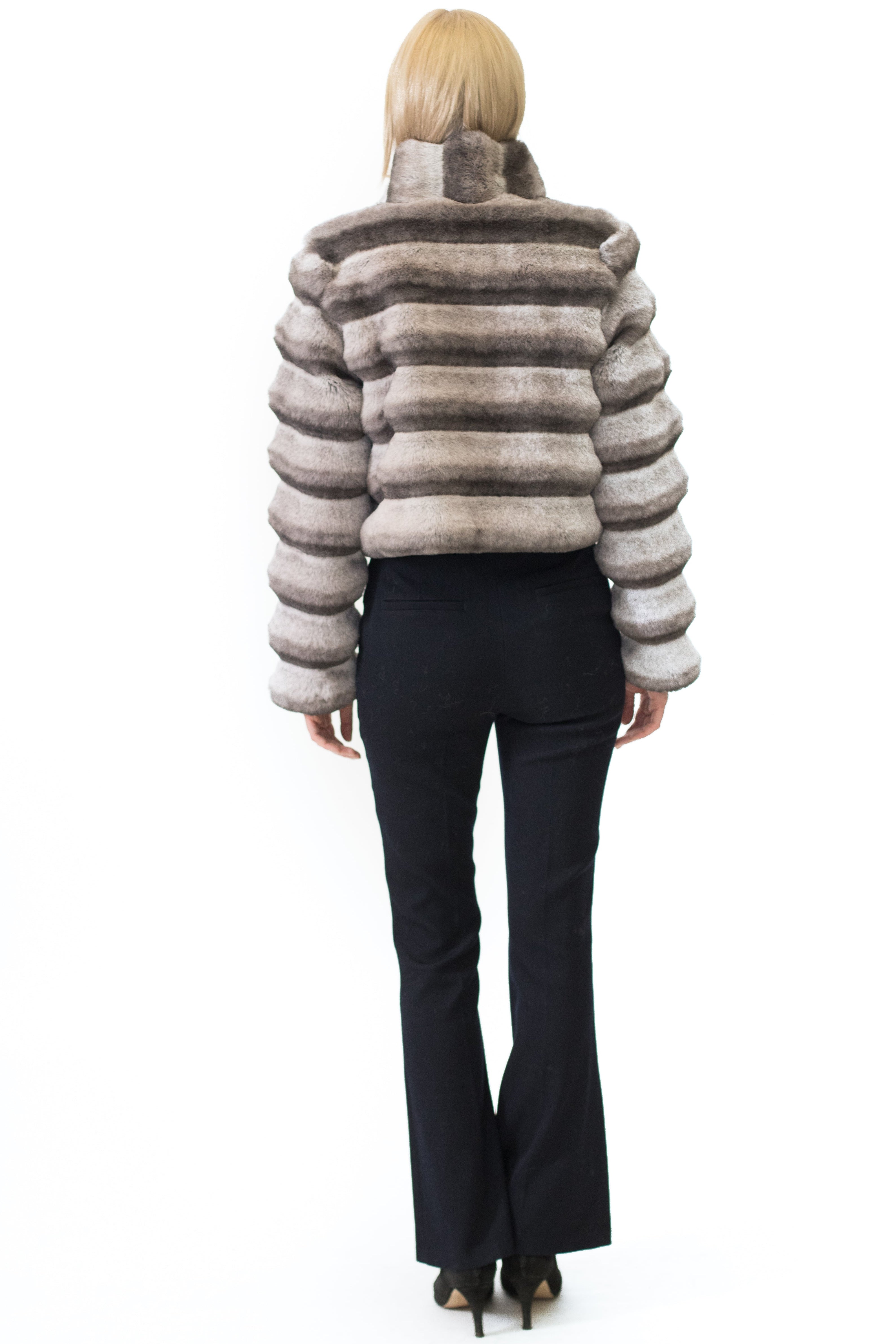 Mohe - Channeled Faux Fur Jacket