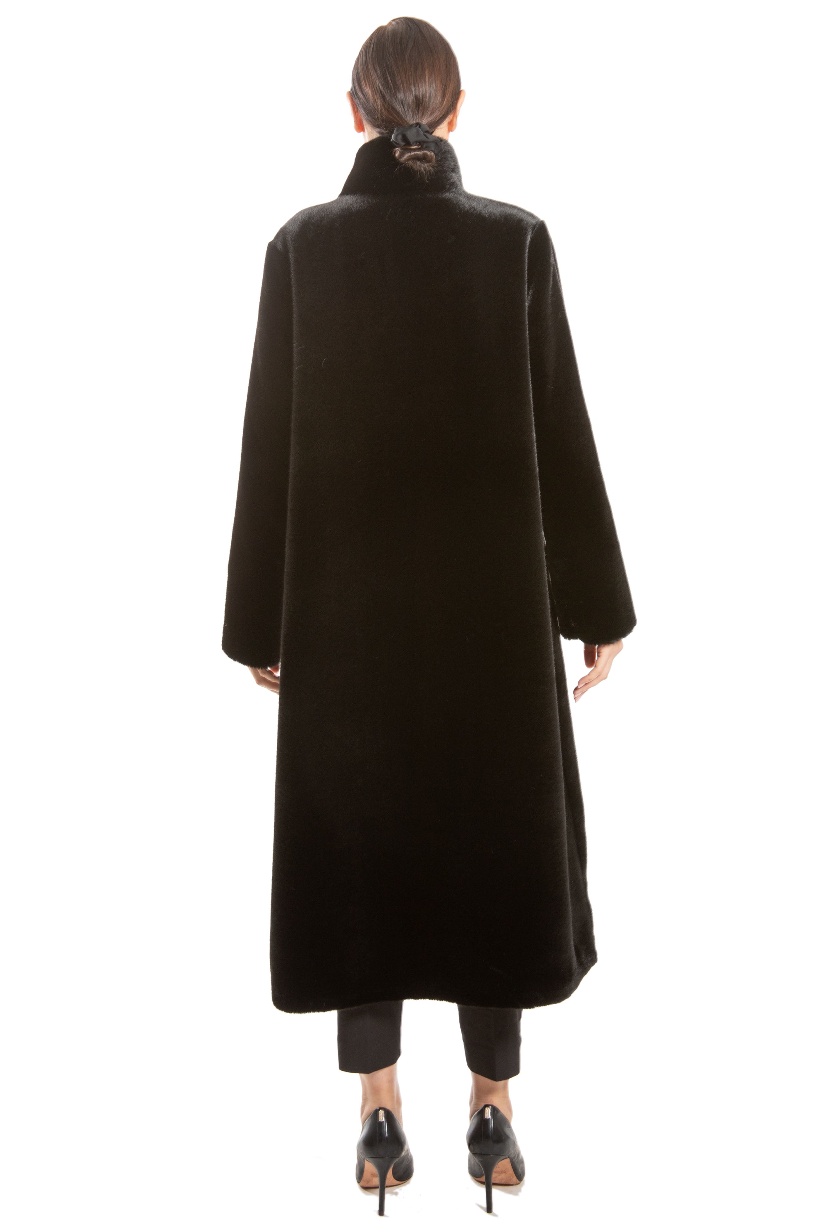 Rouen- Reversible Long Swing Coat